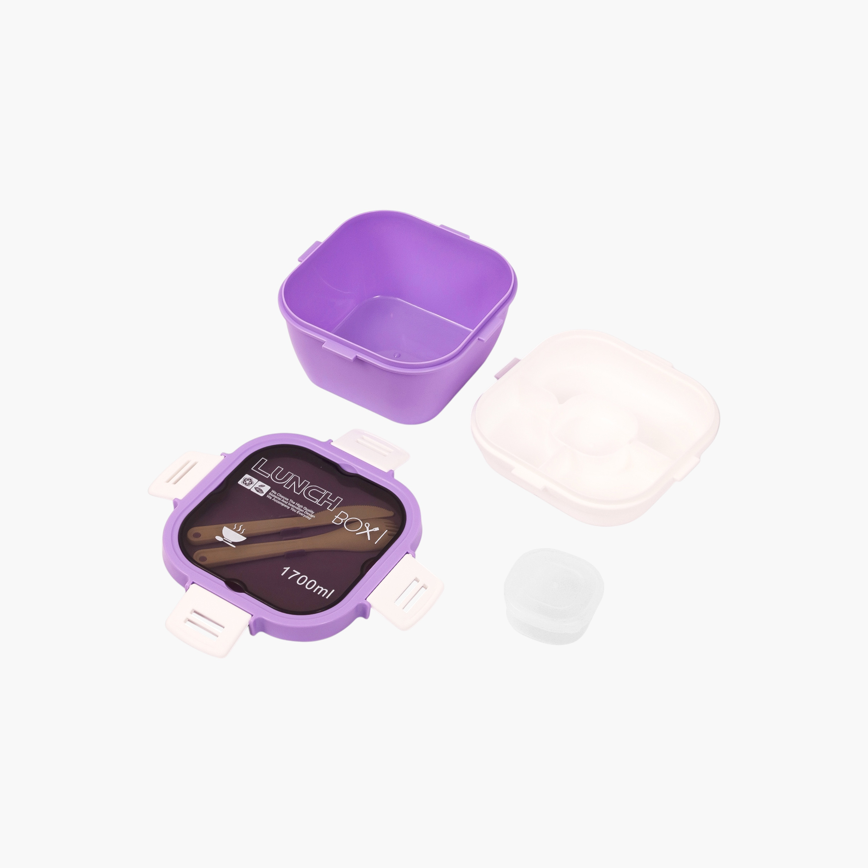 صندوق غداء مقسّم بغطاء بإغلاق بمشبك من إيزي كيدز-school-lunchessentials-lunchboxes-image-4