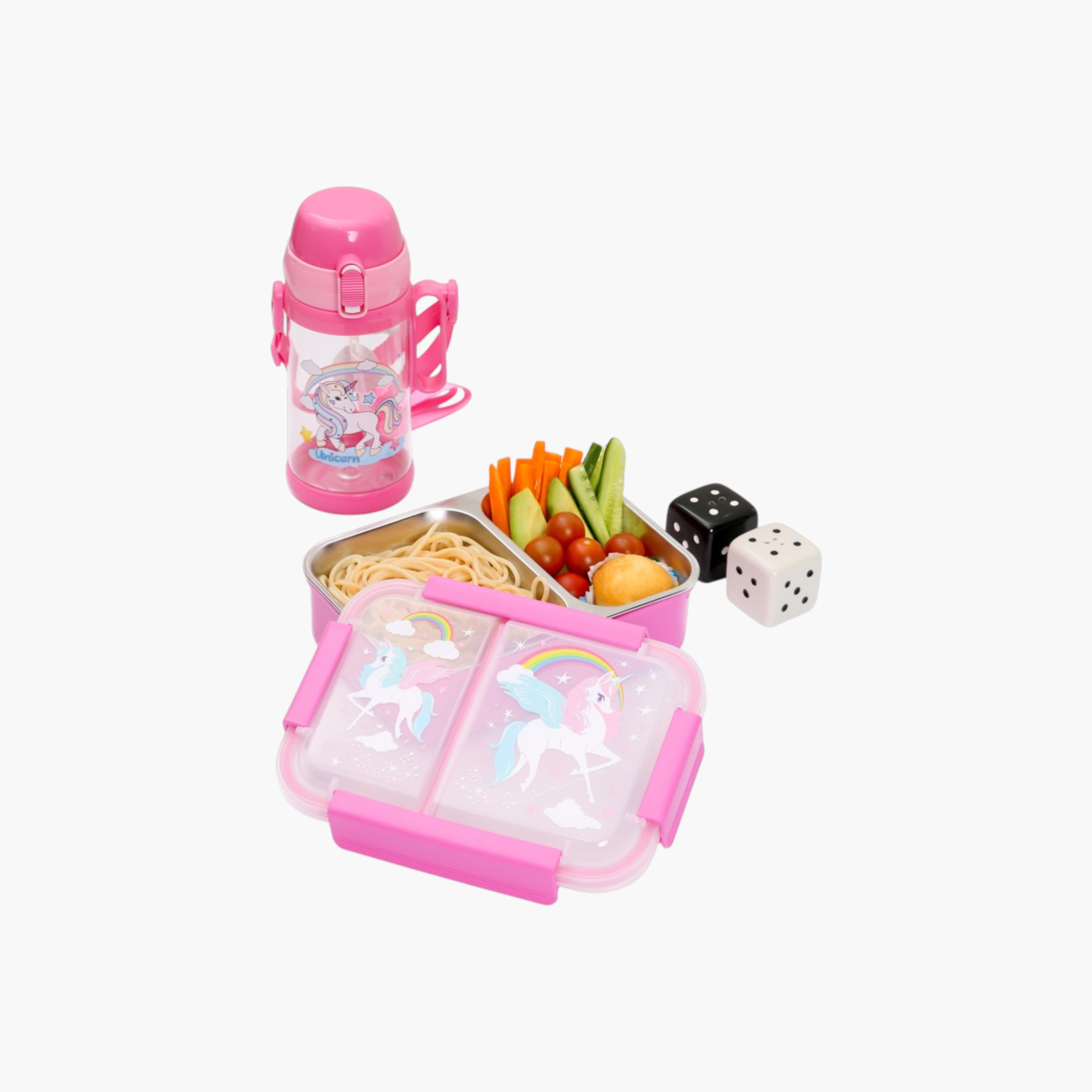 Eazy Kids Unicorn Print Insulated Stainless Steel Lunch Box-school-lunchessentials-lunchboxes-image-3