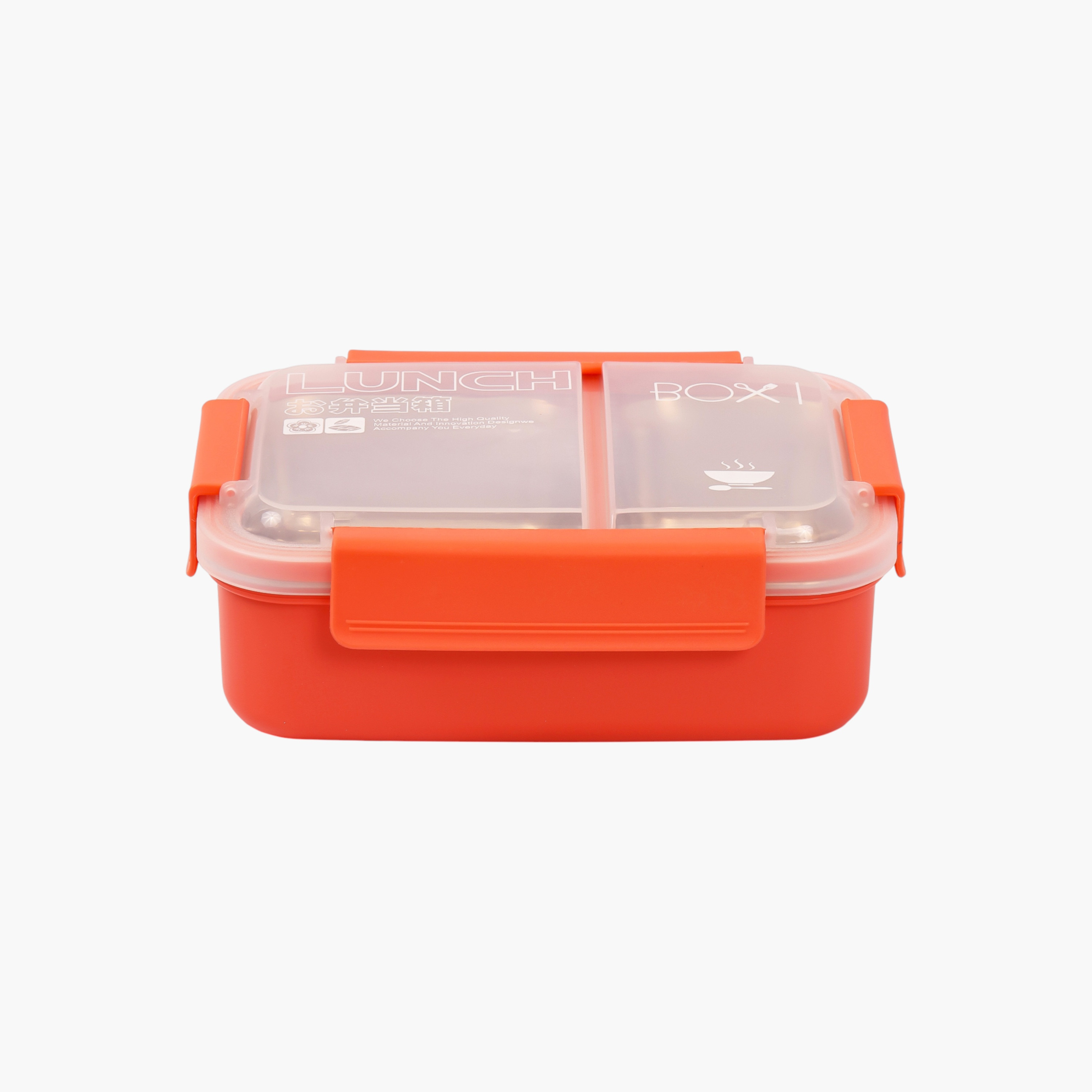 صندوق غداء مقسّم بطبعات وغطاء بإغلاق بمشبك من إيزي كيدز-school-lunchessentials-lunchboxes-image-2
