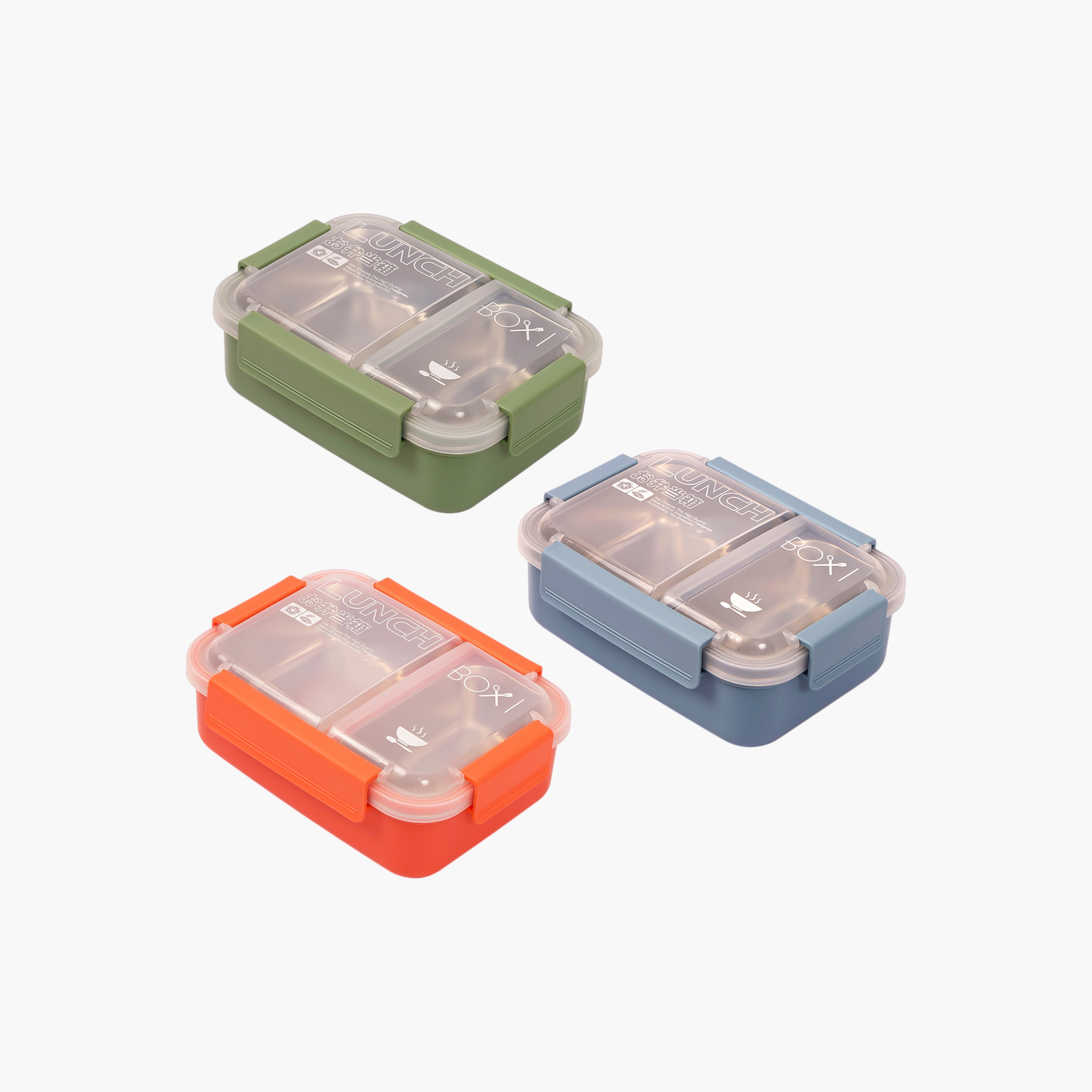 صندوق غداء مقسّم بطبعات وغطاء بإغلاق بمشبك من إيزي كيدز-school-lunchessentials-lunchboxes-image-7