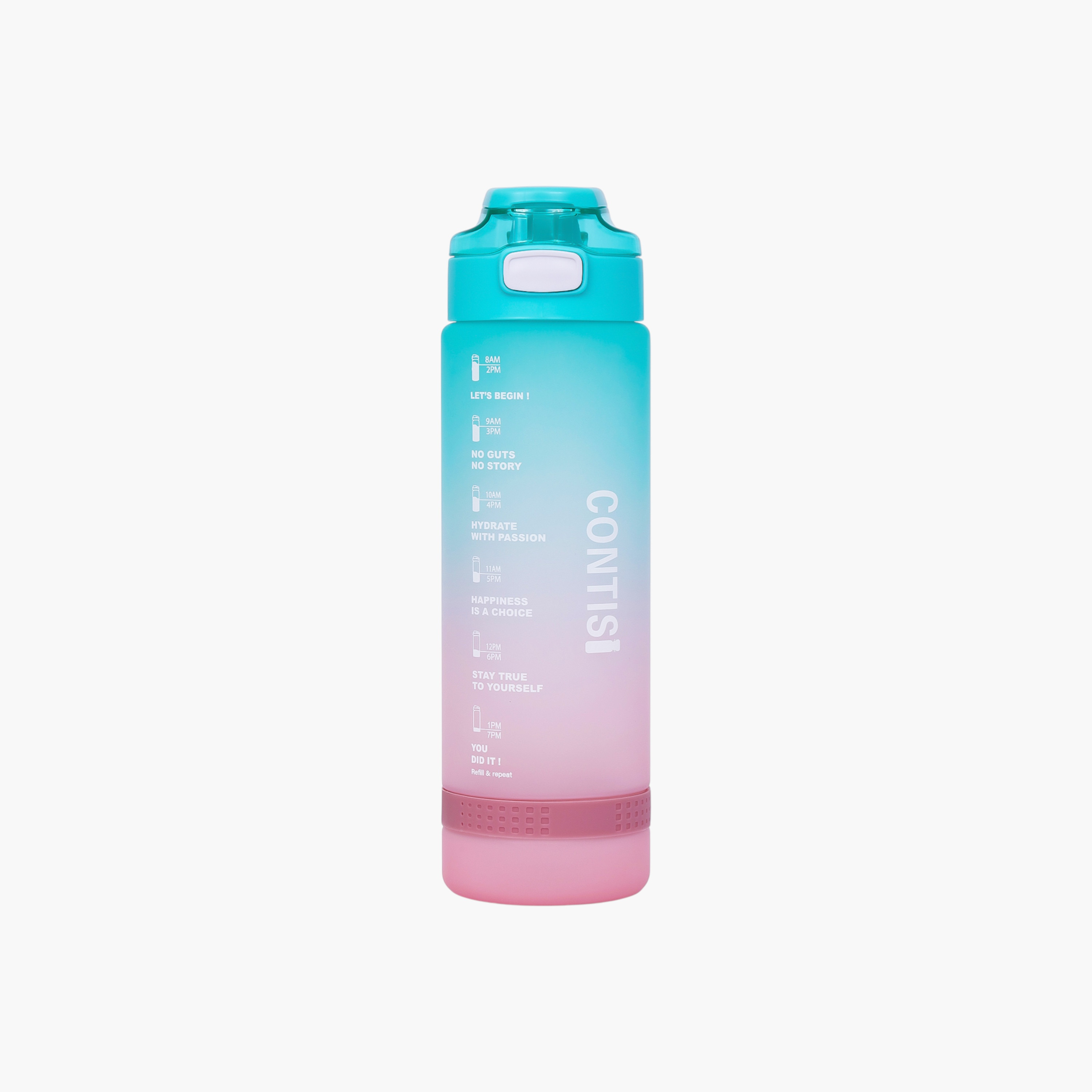 قارورة مياه بطبعات علامات وقت من إيزي كيدز - 1 لتر-school-waterbottles-image-1