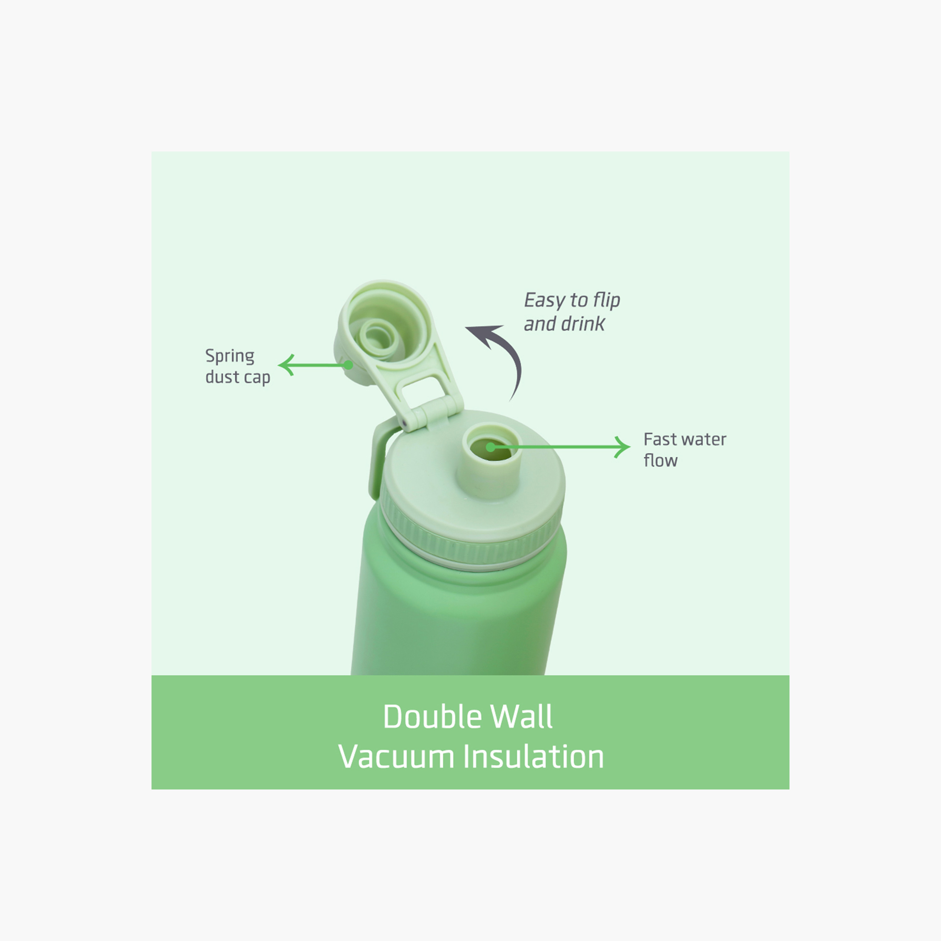 Eazy Kids Vacuum Insulated Water Bottle - 800 ml-school-waterbottles-image-4