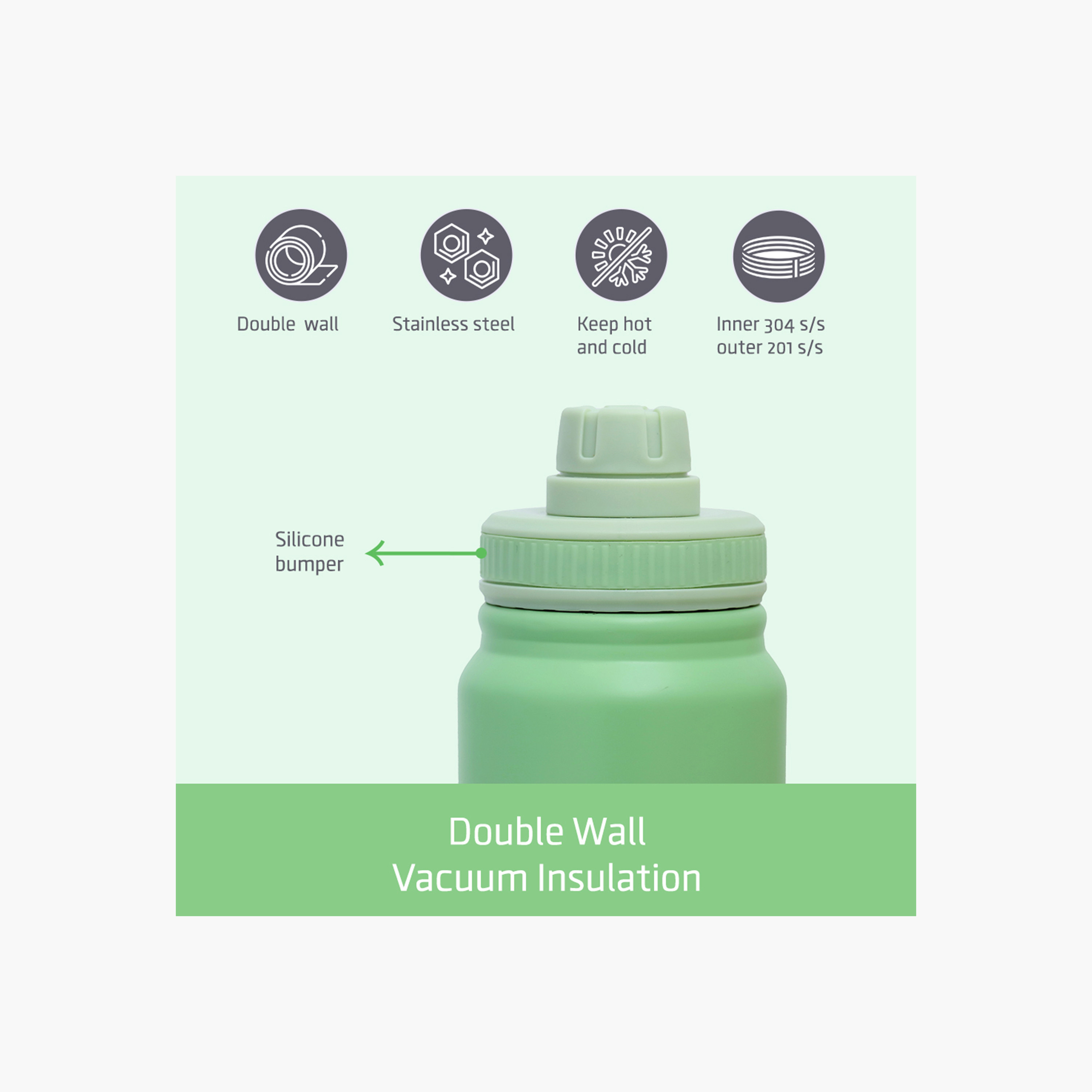 Eazy Kids Vacuum Insulated Water Bottle - 800 ml-school-waterbottles-image-6