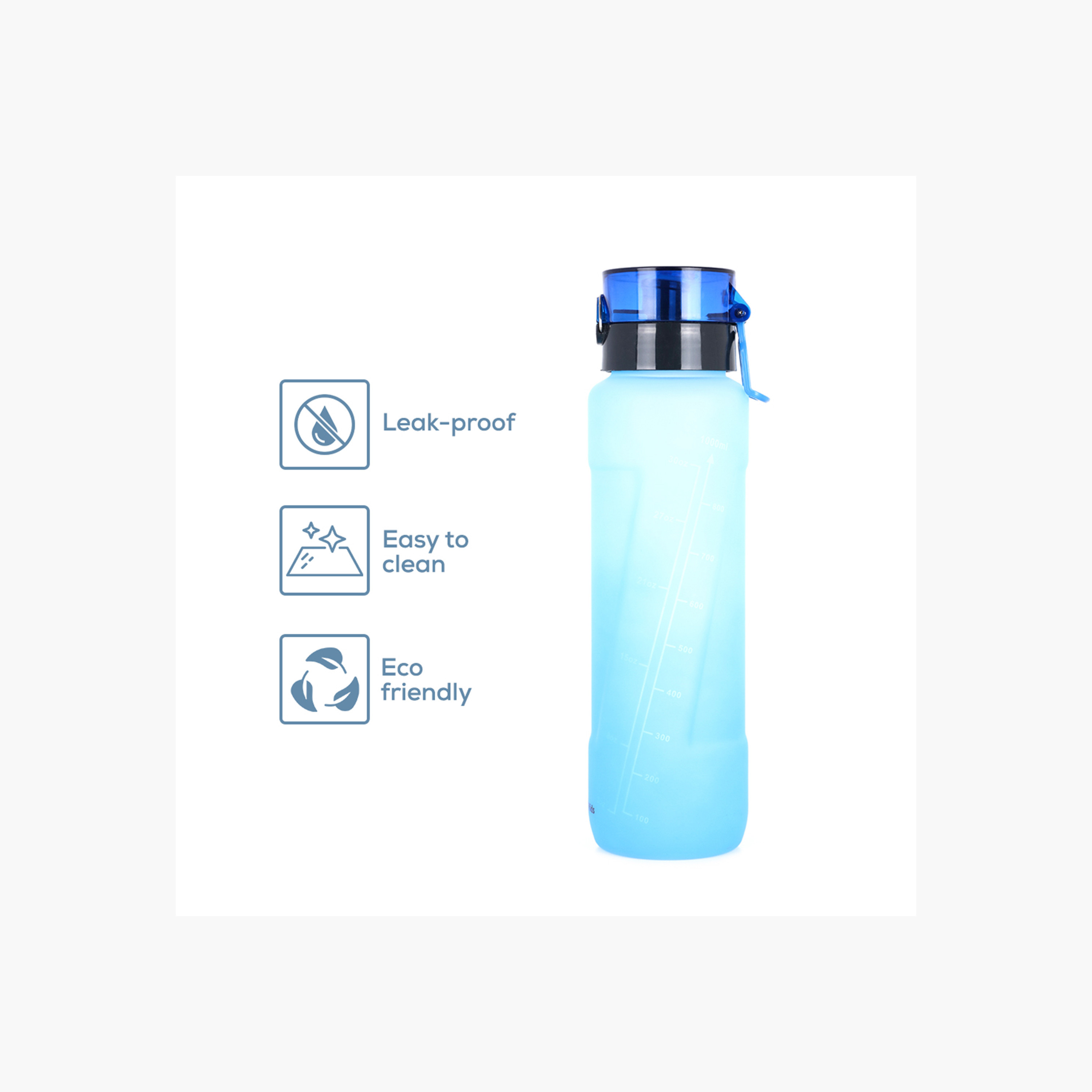 Nova Kids Gradient Water Bottle - 1 L-school-waterbottles-image-4