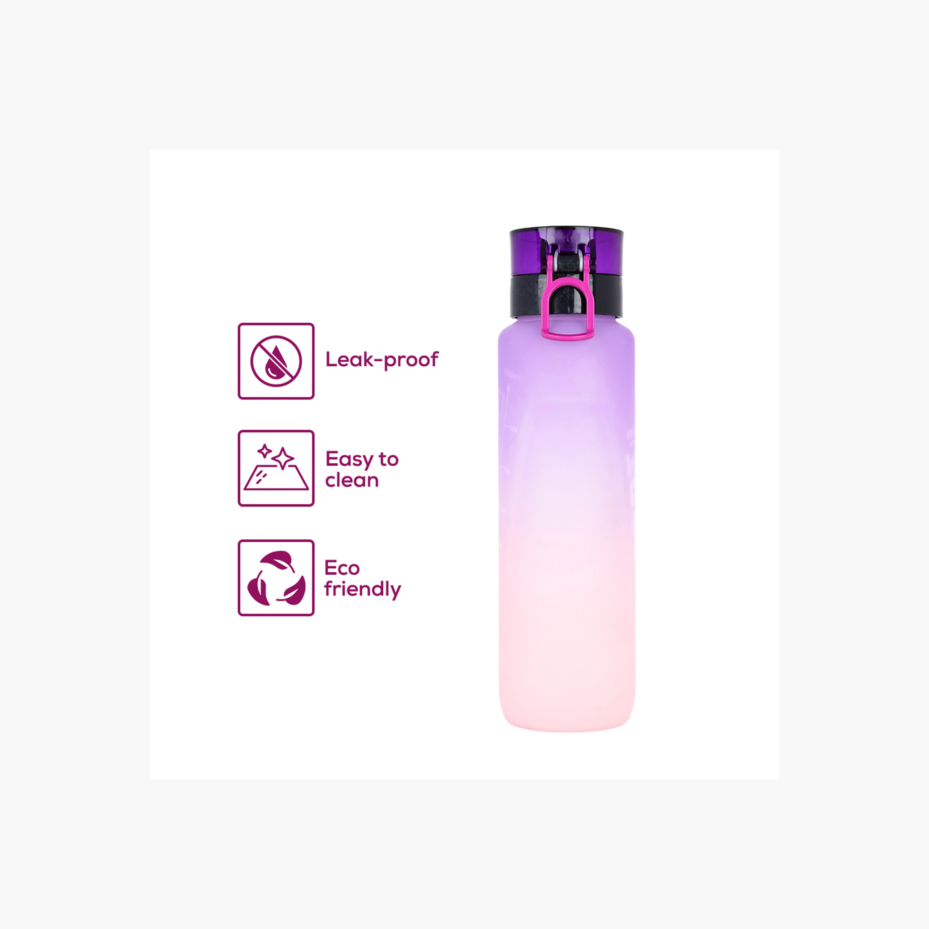 Nova Kids Gradient Water Bottle - 1 L-school-waterbottles-image-4