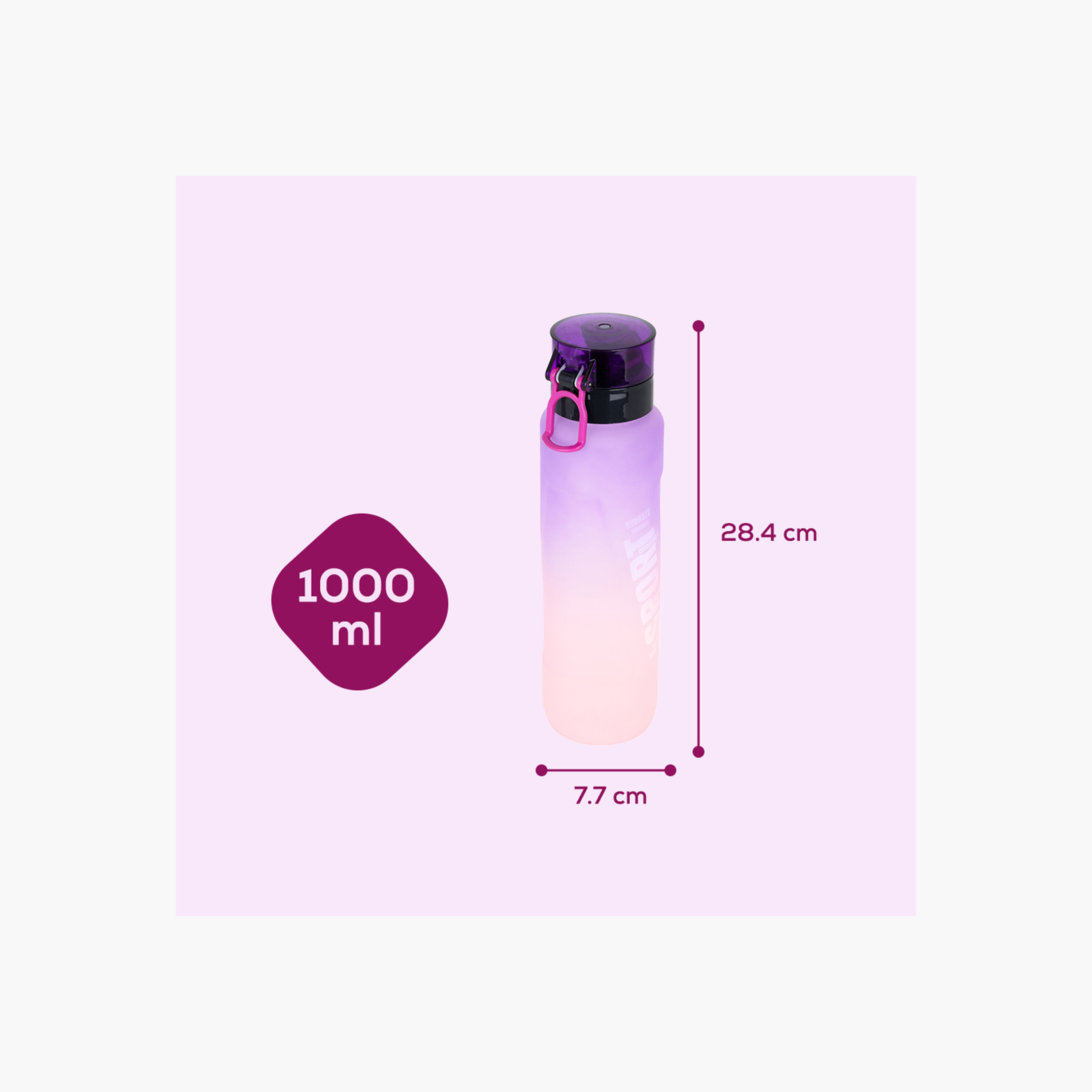 Nova Kids Gradient Water Bottle - 1 L-school-waterbottles-image-6