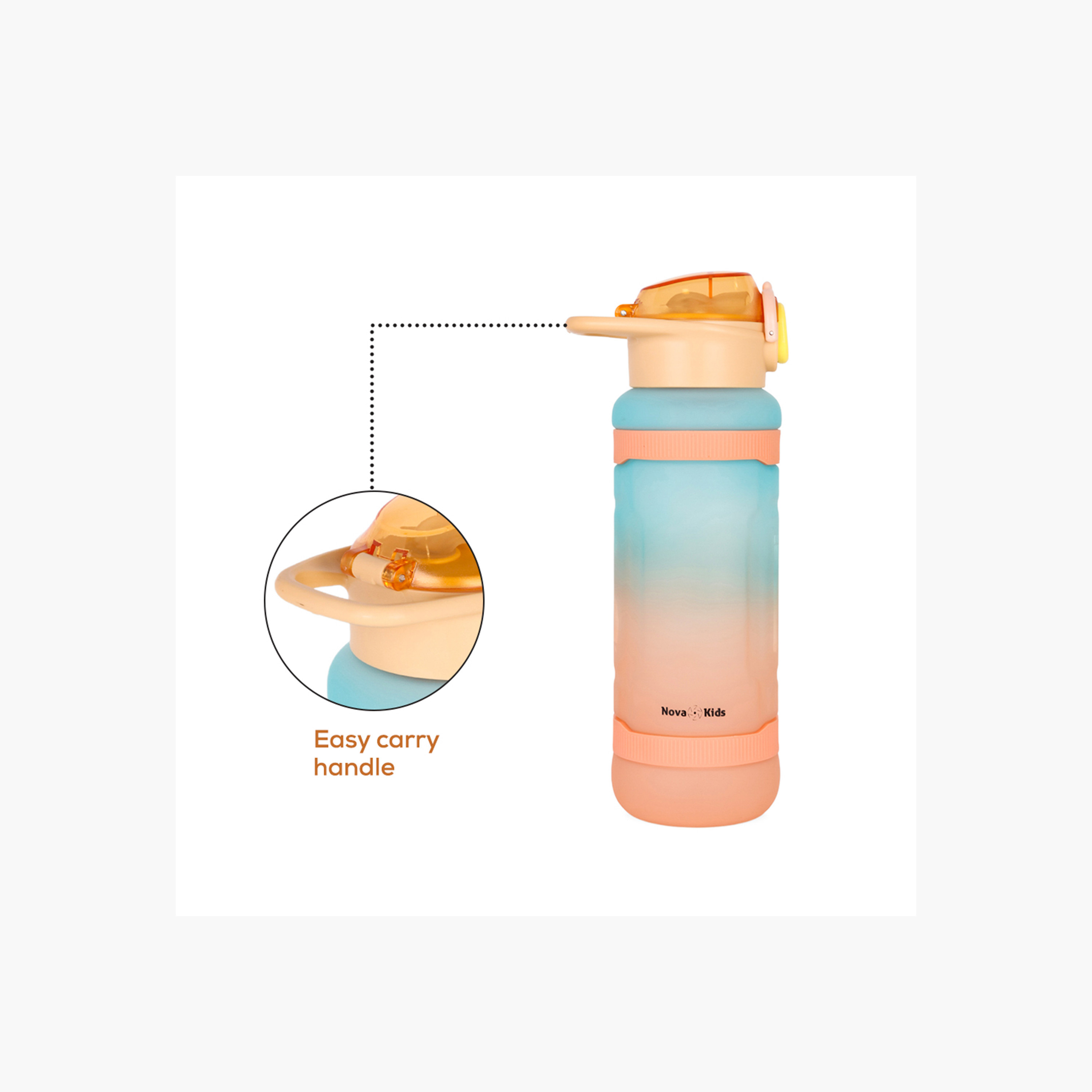 قارورة مياه بقشة وطبعات من نوفا كيدز - 1 لتر-school-waterbottles-image-3