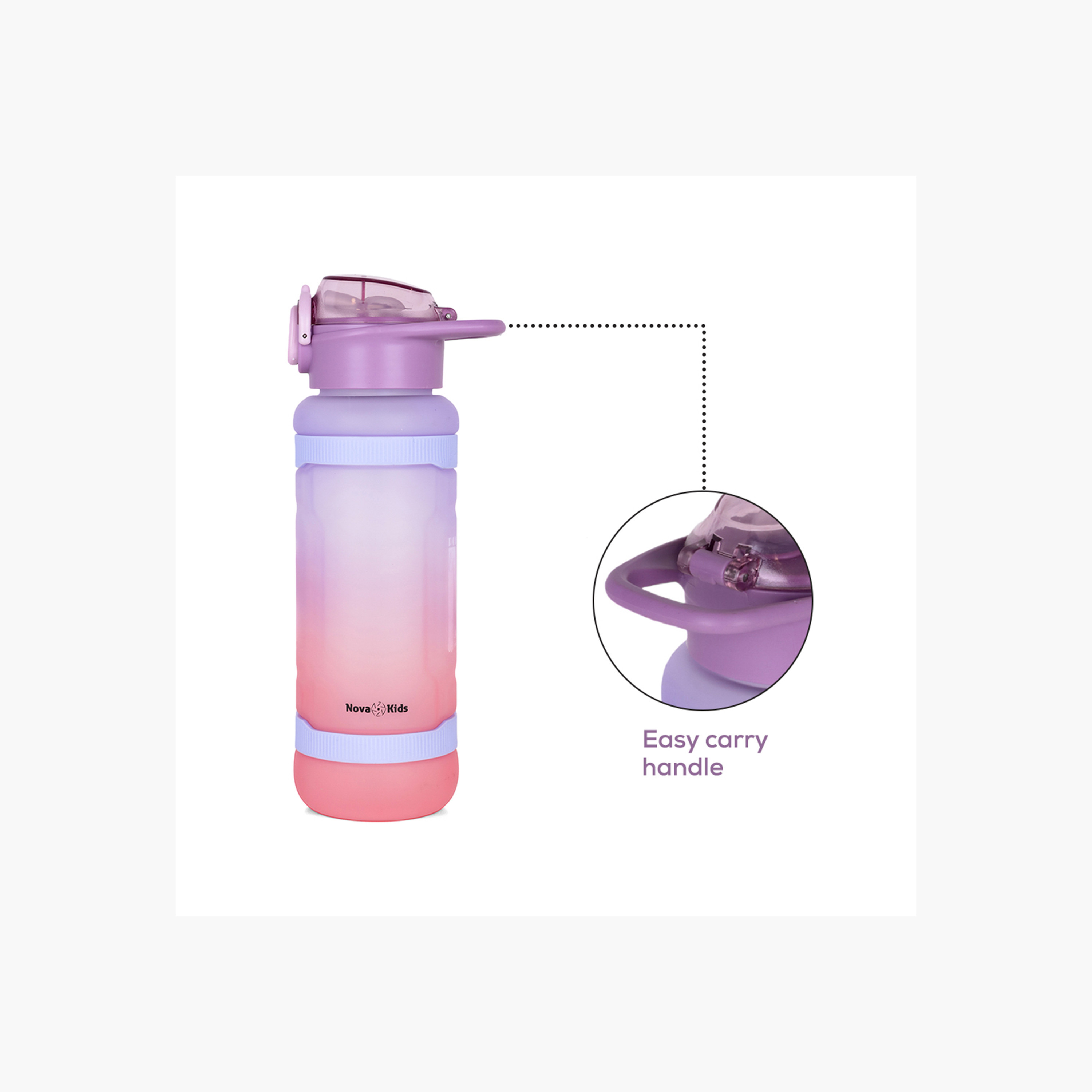 قارورة مياه بقشة وطبعات من نوفا كيدز - 1 لتر-school-waterbottles-image-3