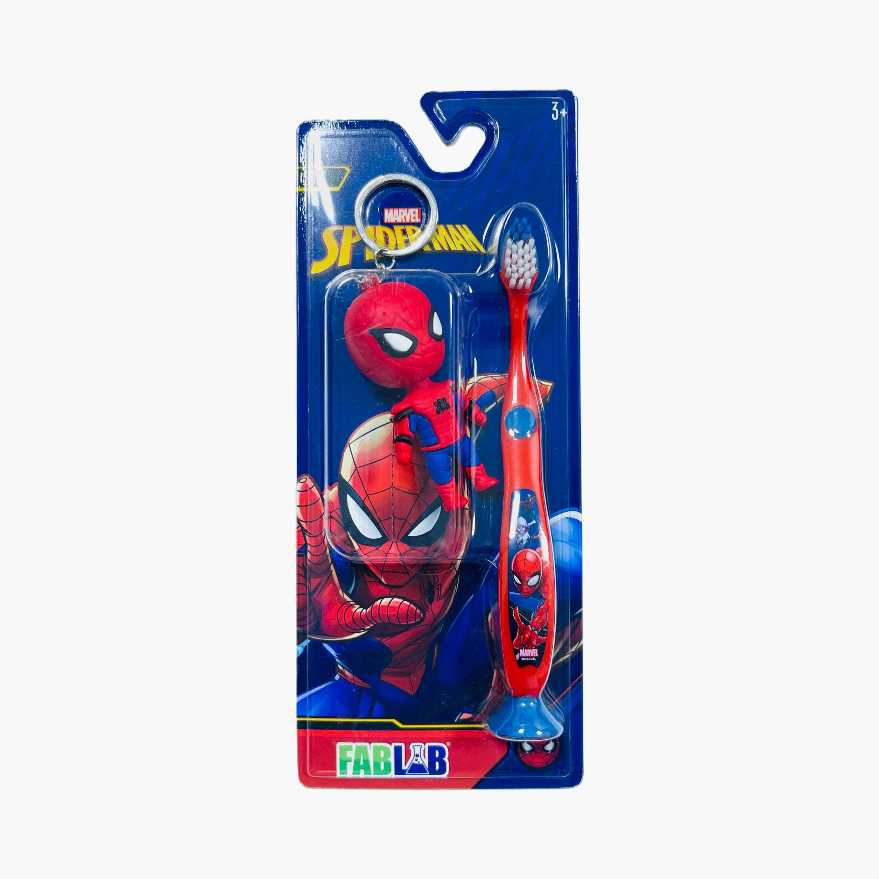 فرشاة أسنان بطبعة سبايدرمان مع حلقة مفاتيح من فابلاب-baby-bathandcare-oralcare-image-1