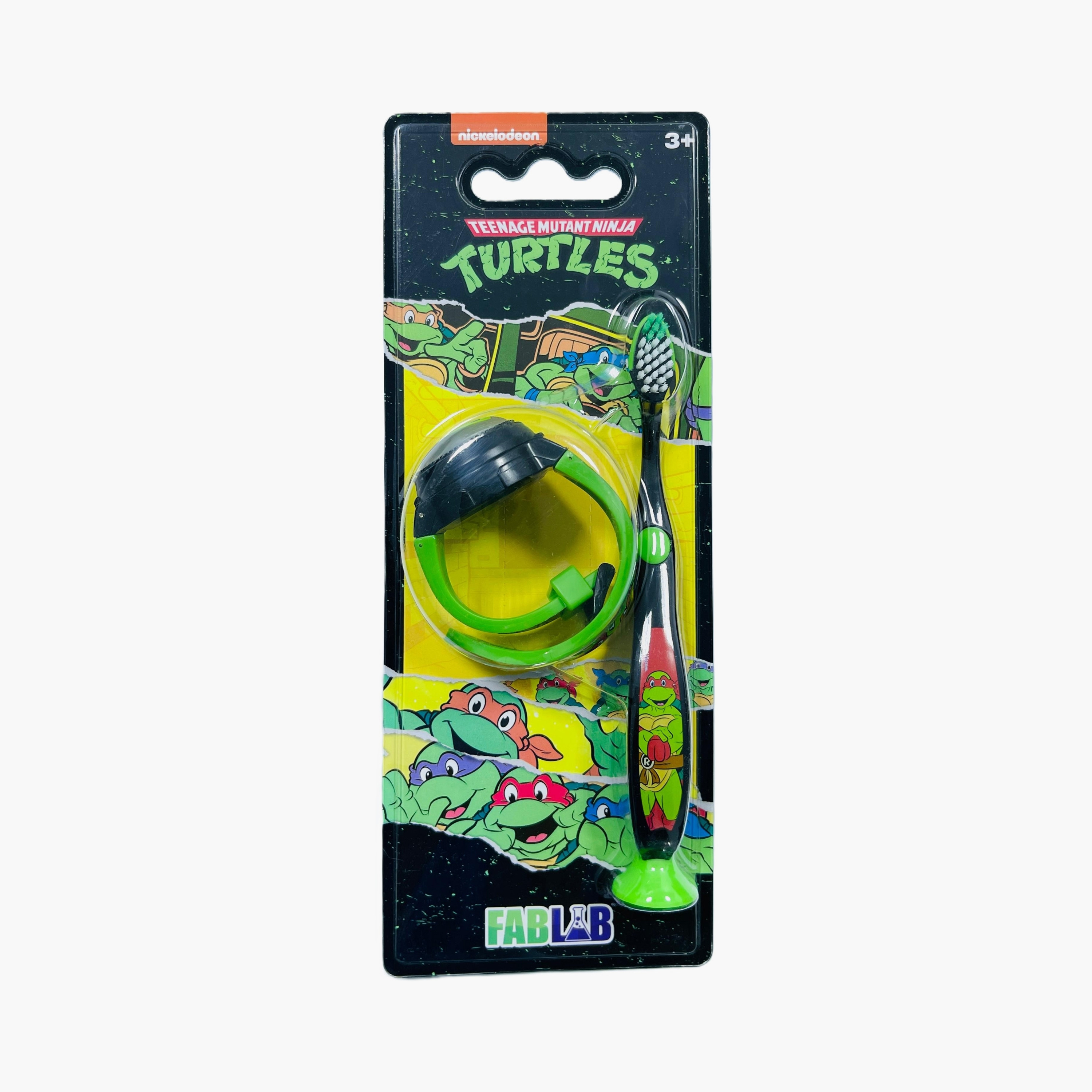 FabLab Ninja Turtles Print Toothbrush with Light Up Watch-baby-bathandcare-oralcare-image-1