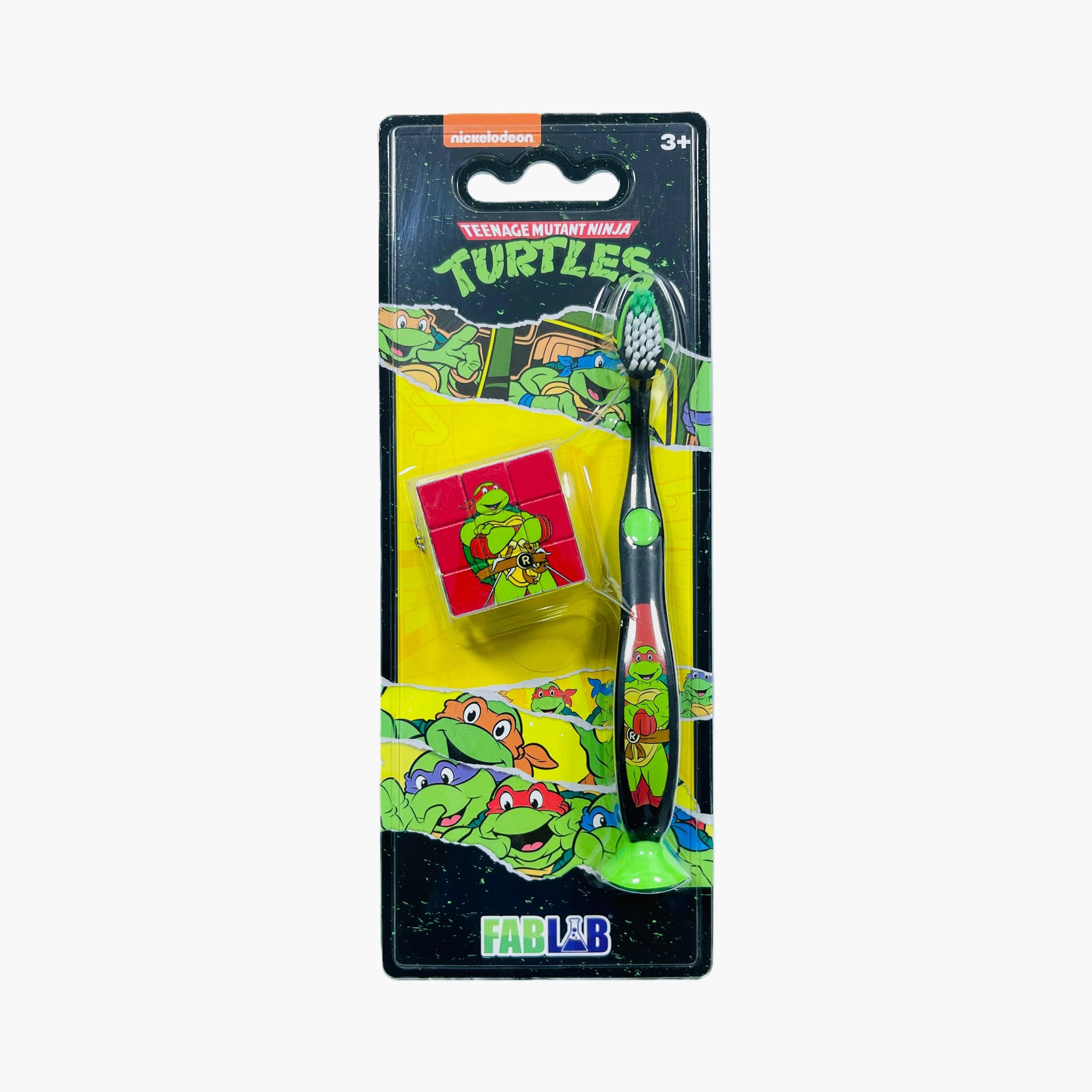 FabLab Ninja Turtles Print Toothbrush with Rubik Cube-baby-bathandcare-oralcare-image-1