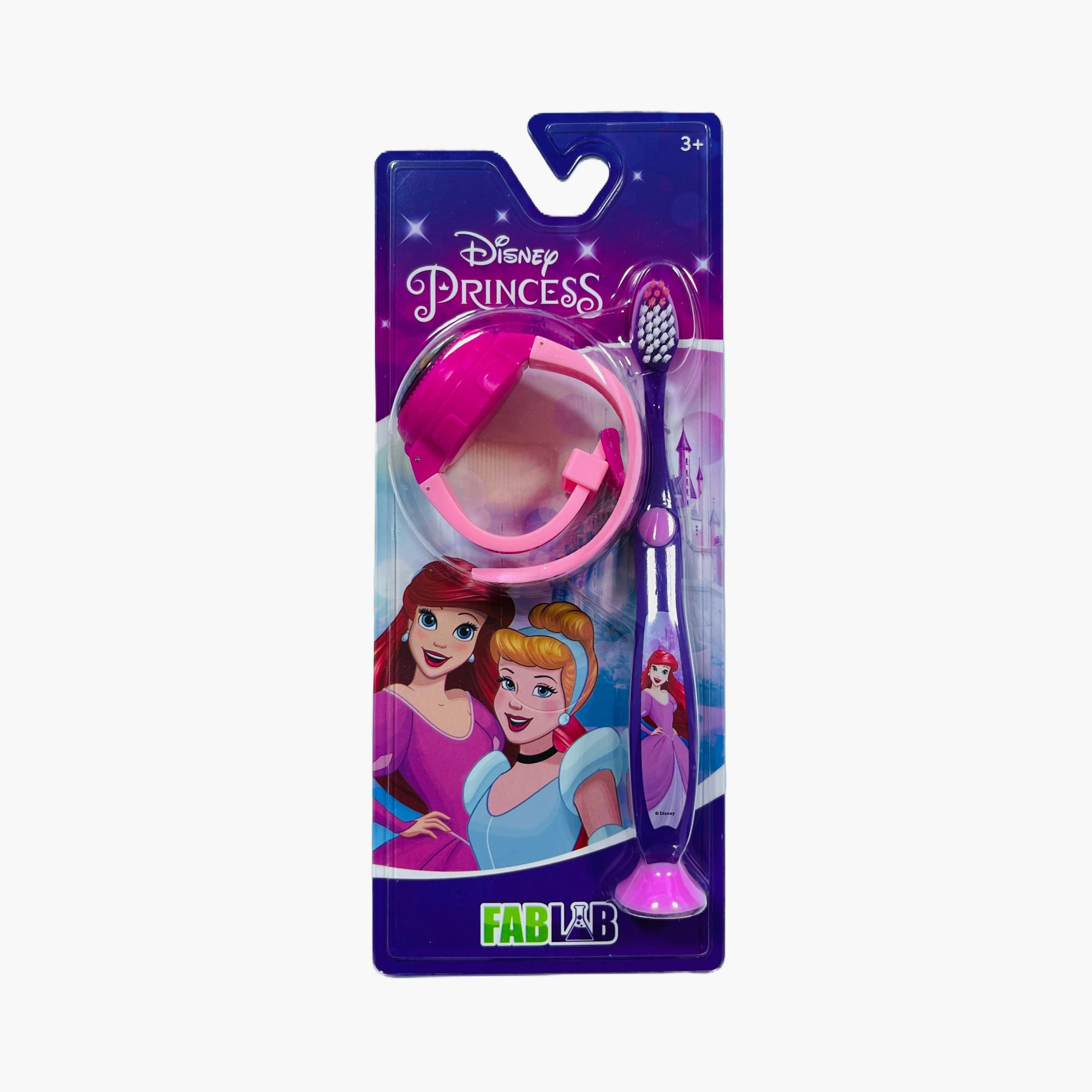 فرشاة أسنان بطبعة بأميرات ديزني مع ساعة مضيئة من فابلاب-baby-bathandcare-oralcare-image-1