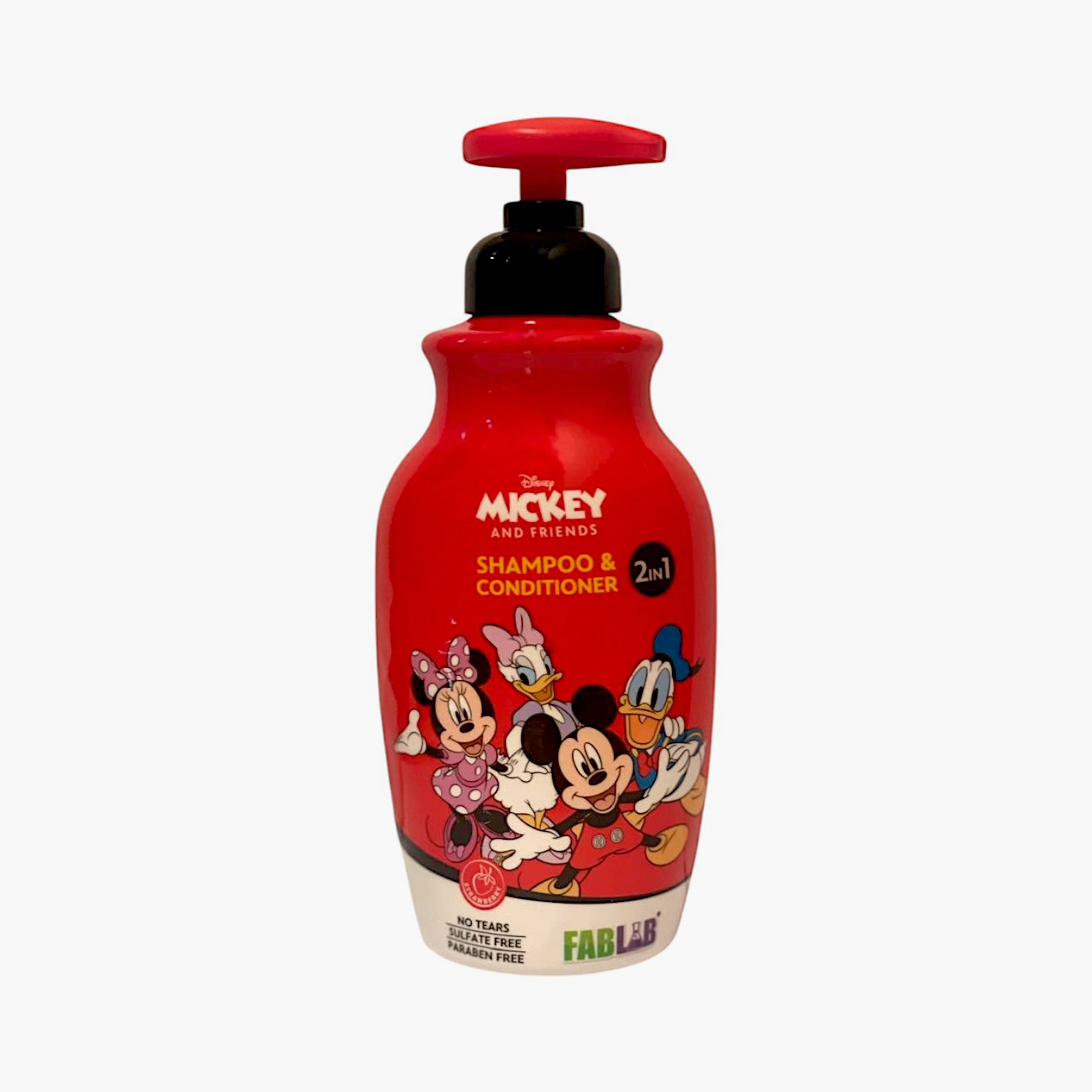FabLab Nickelodeon Mickey Print Shampoo & Conditioner - 500ml-baby-bathandcare-hairbodyskincare-shampooandconditioner-image-1