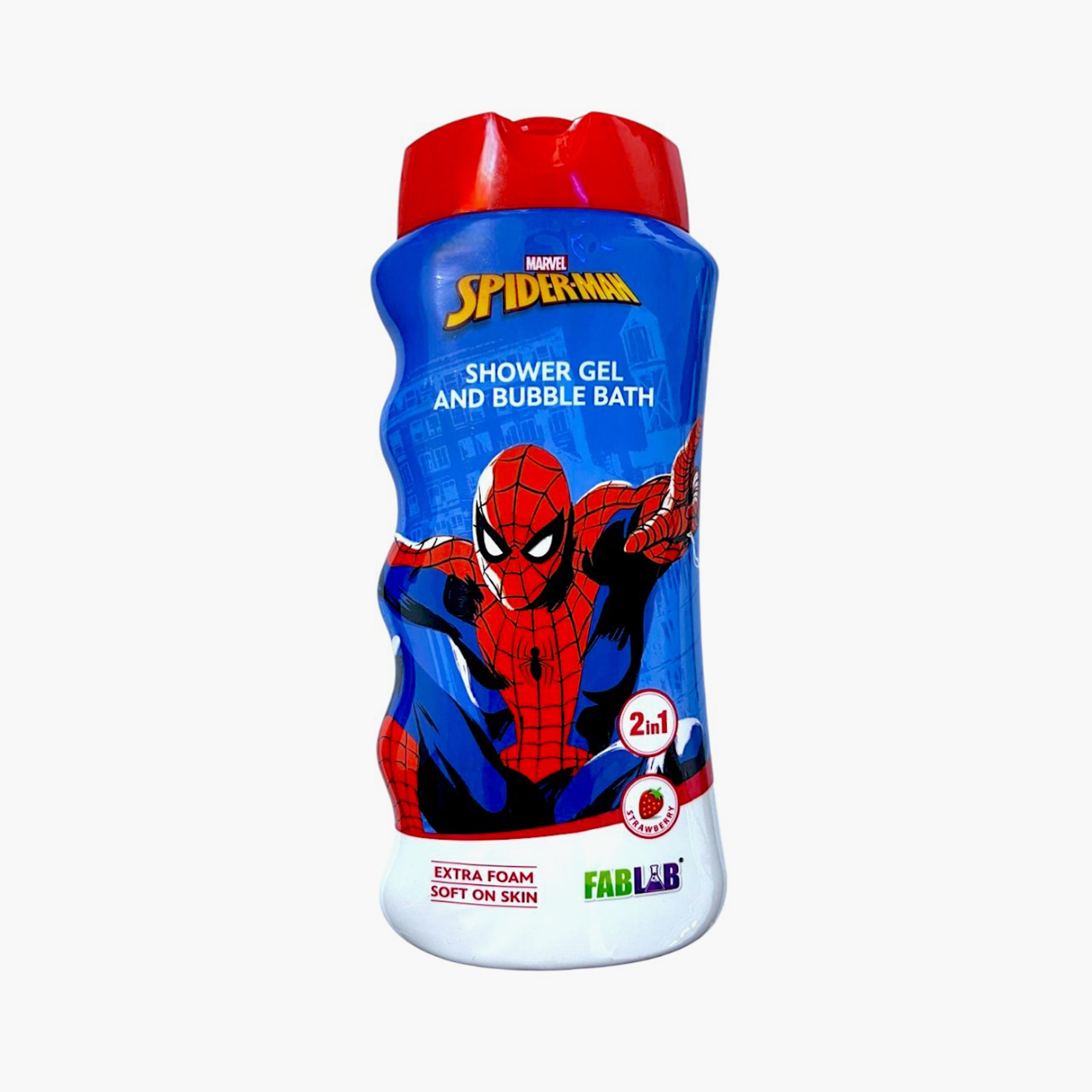 FabLab Nickelodeon Spiderman Print Shower Gel & Bubble Bath - 475ml-baby-bathandcare-hairbodyskincare-image-1