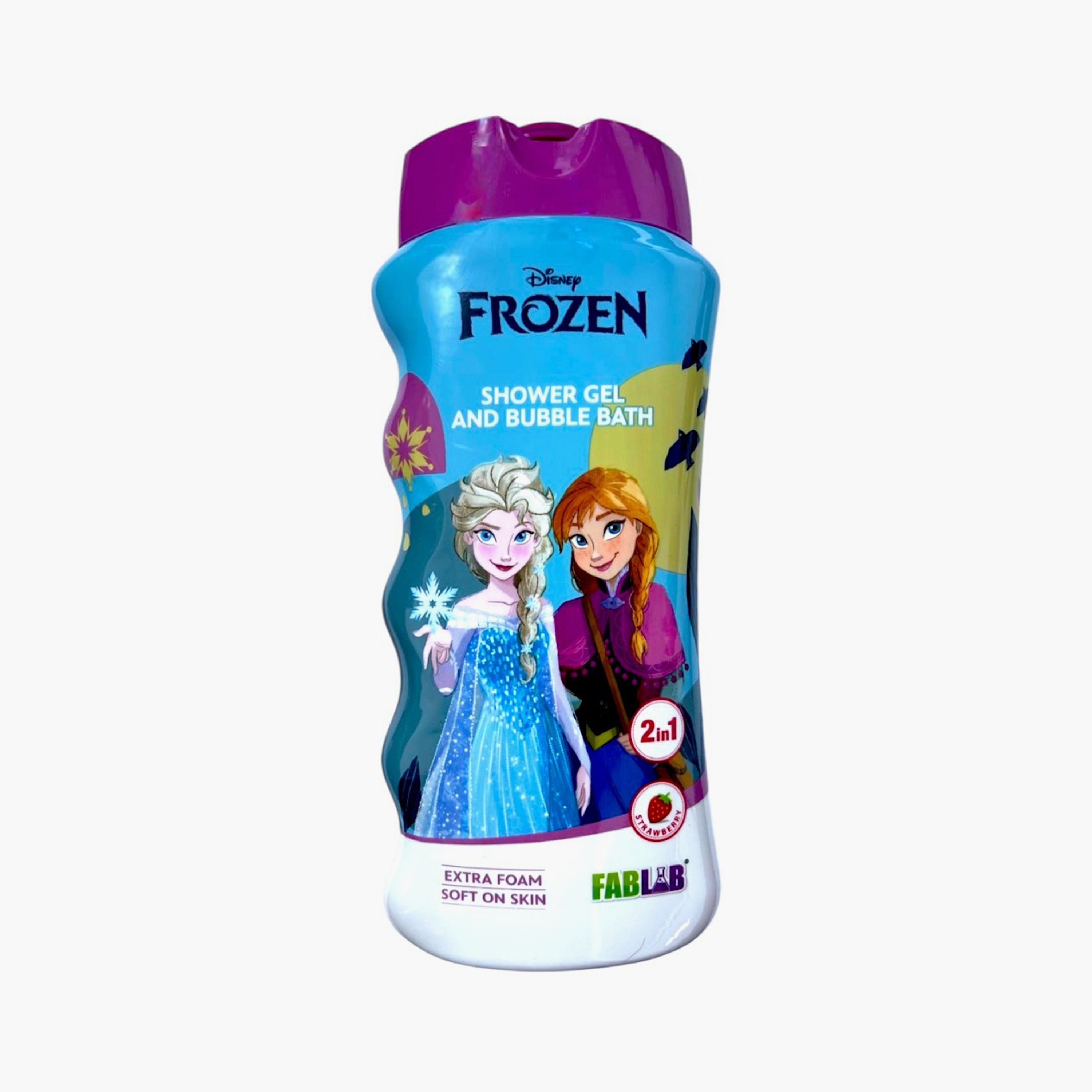 FabLab Nickelodeon Frozen Print Shower Gel & Bubble Bath - 475ml-baby-bathandcare-hairbodyskincare-image-1