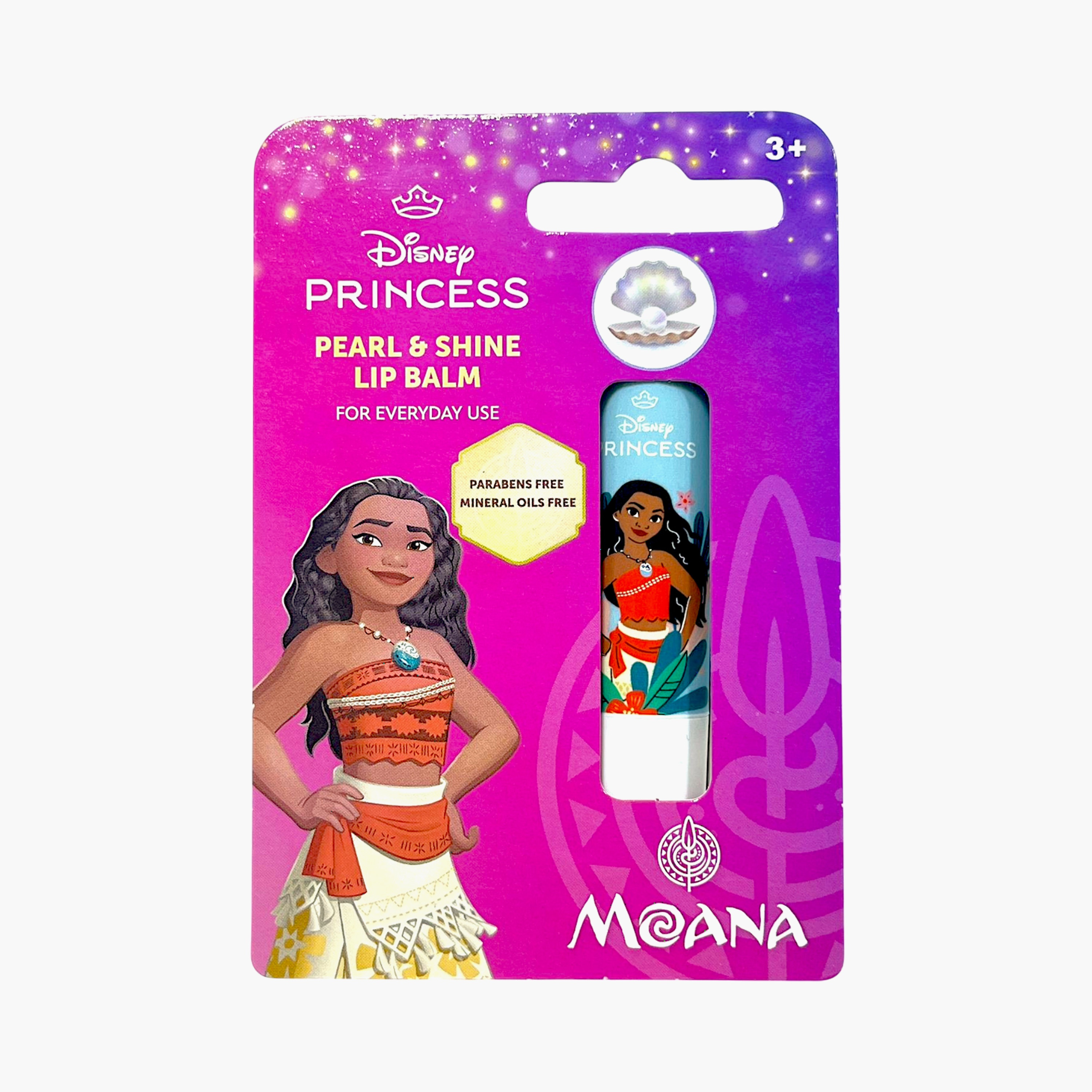 مرطب شفاه ديزني بطبعة موانا لؤلؤي ولامع، 4.5 غرام من فابلاب-baby-bathandcare-hairbodyskincare-image-1