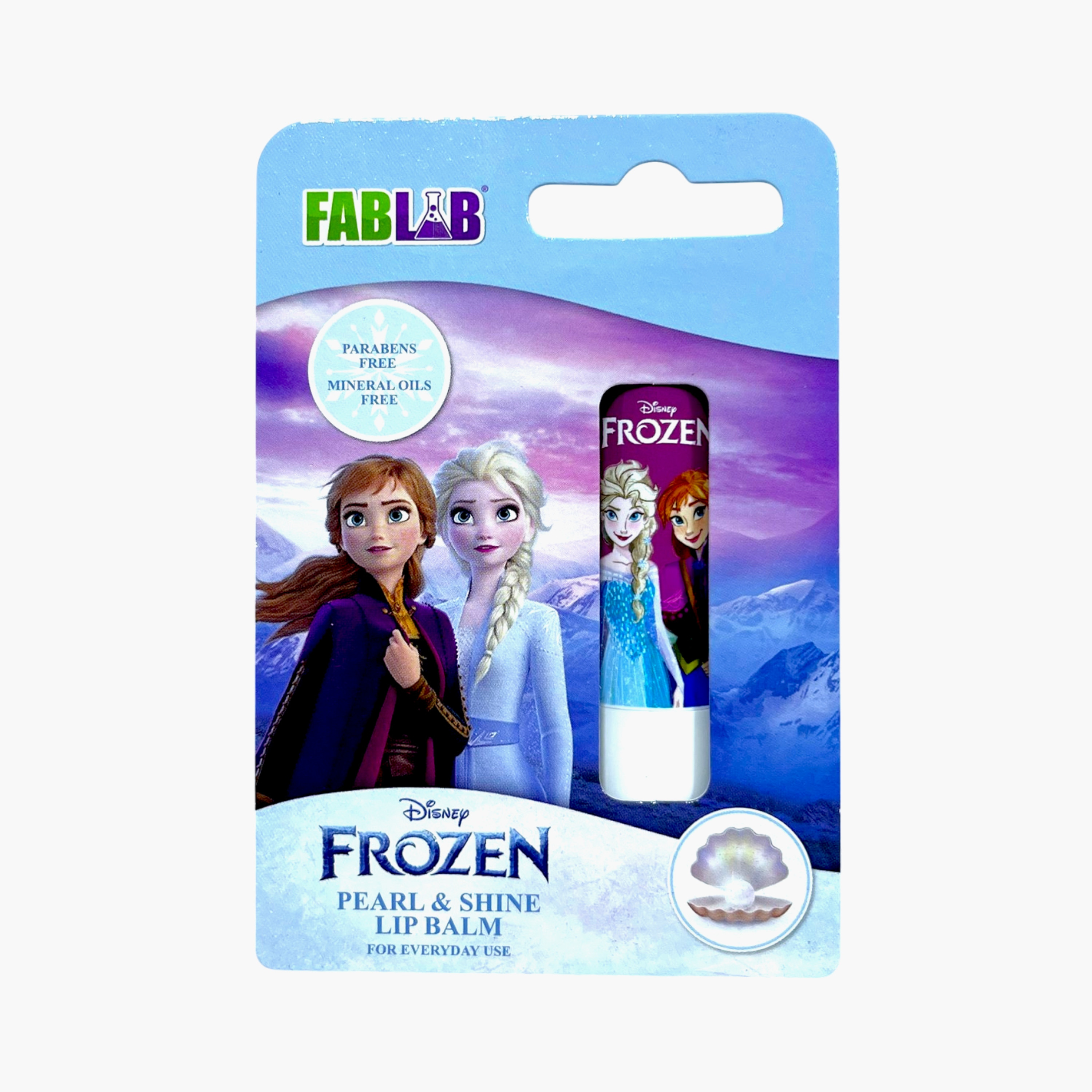 FabLab Frozen Print Lip Balm Pearl & Shine - 4.5g-baby-bathandcare-hairbodyskincare-image-1
