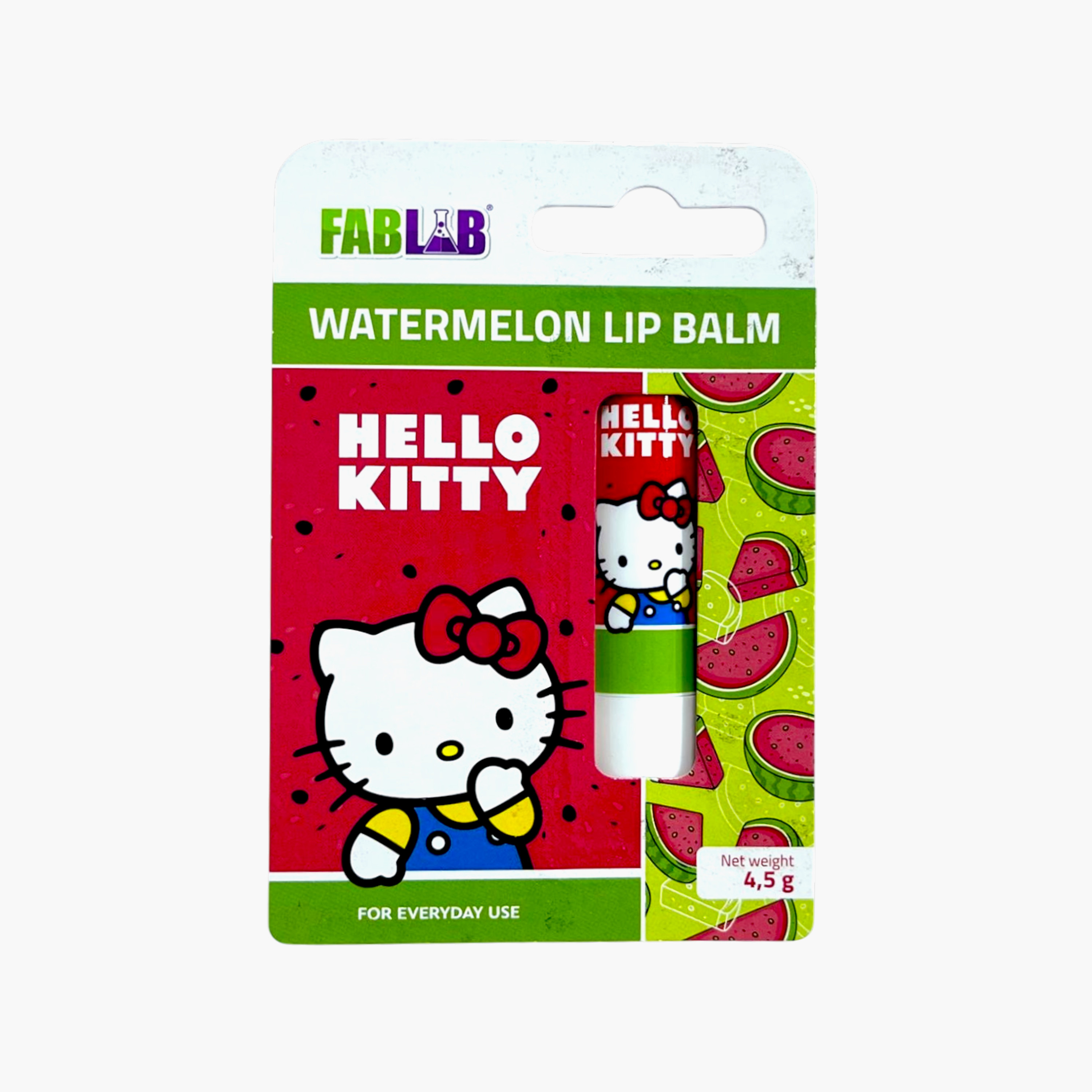 FabLab Hello Kitty Print Lip Balm Watermelon - 4.5g-baby-bathandcare-hairbodyskincare-image-1