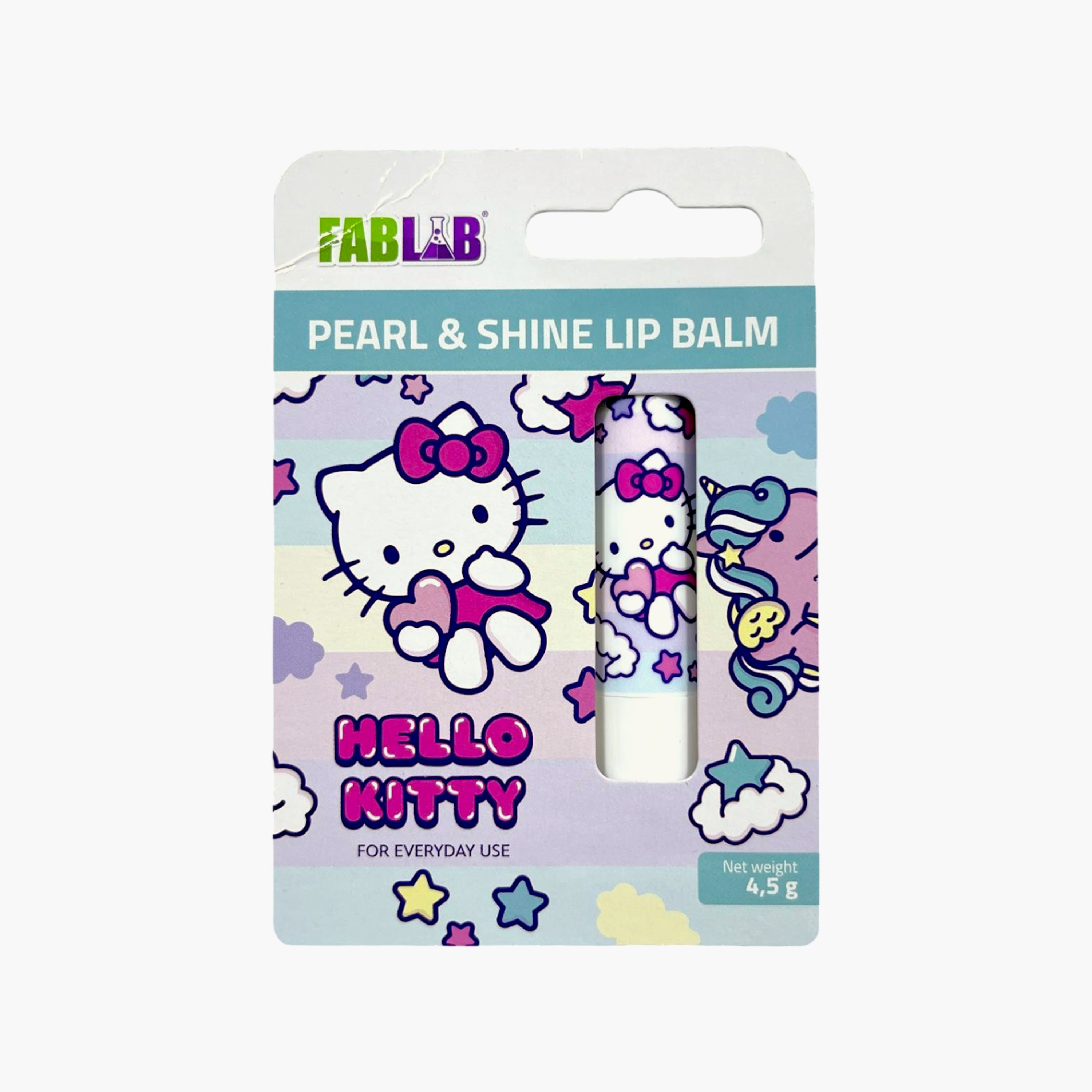 FabLab Hello Kitty Print Lip Balm Pearl & Shine - 4.5g-baby-bathandcare-hairbodyskincare-image-1