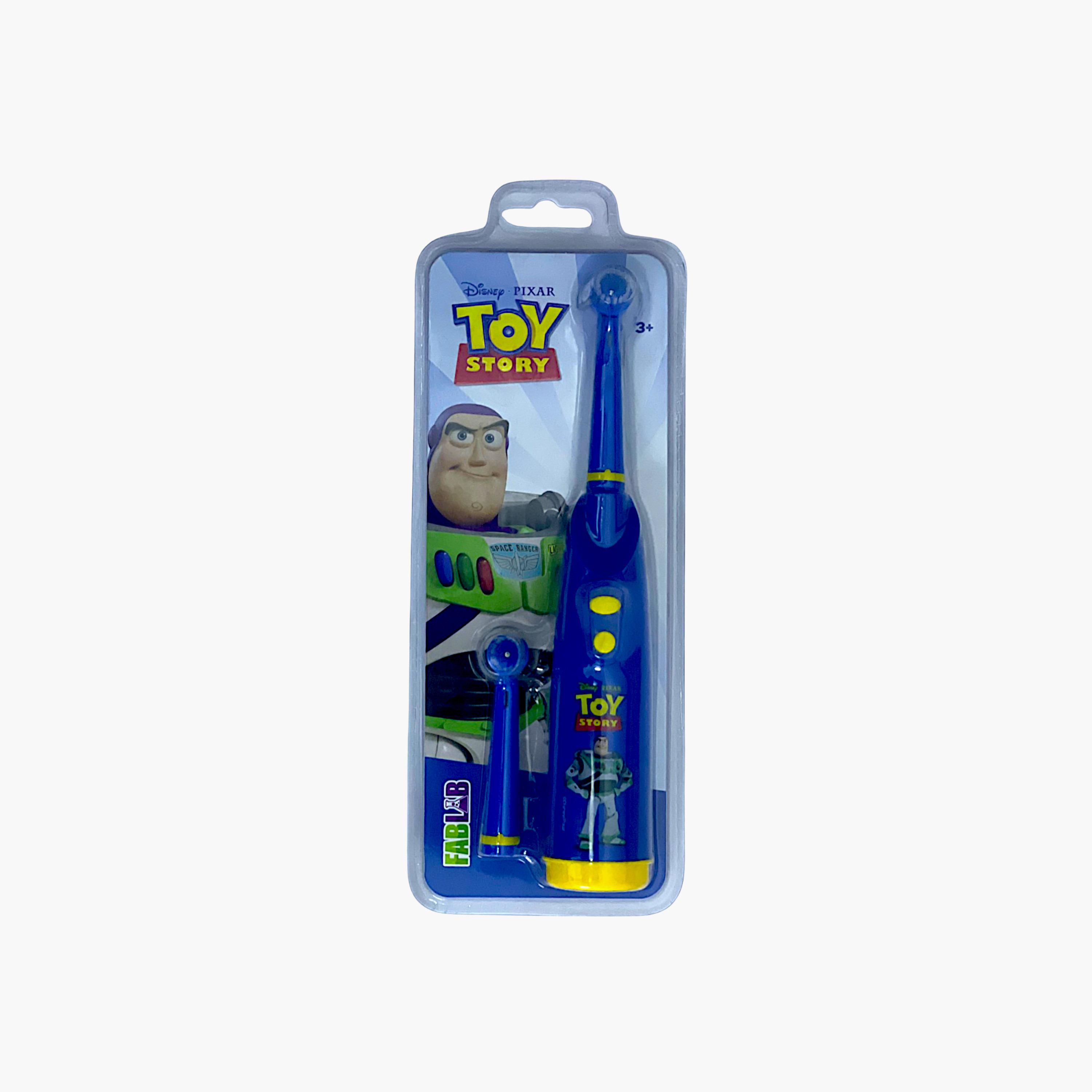 FabLab Toy Story Print Battery Operated Toothbrush with Spare Brush & Rubber Handle-baby-bathandcare-oralcare-image-1