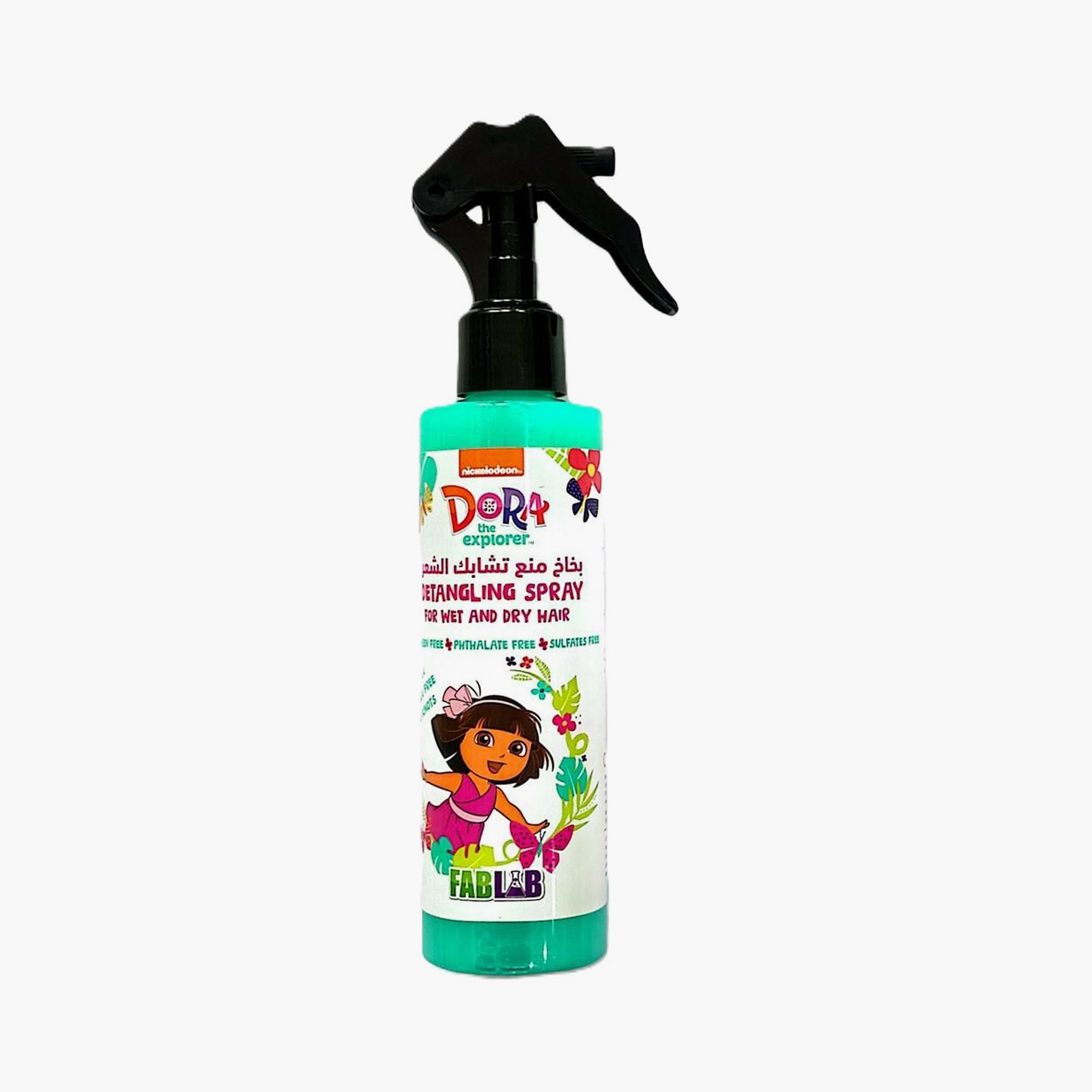 بخاخ مزيل تشابك الشعر بطبعة دورا، 200 مل من فابلاب-baby-bathandcare-hairbodyskincare-image-1
