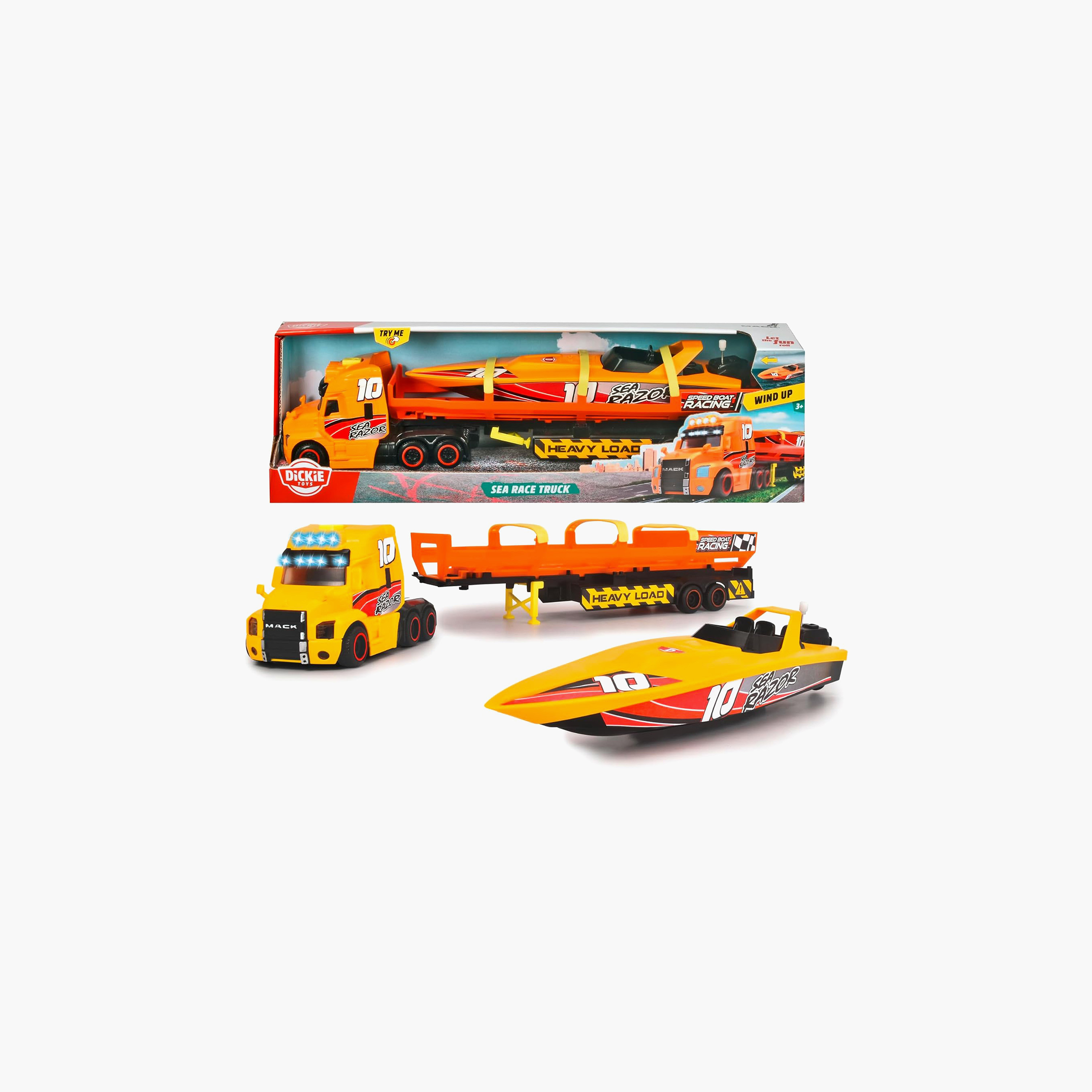 DICKIE TOYS Sea Race Truck Toy Set-toys-playvehicles-utilityvehicles-image-1