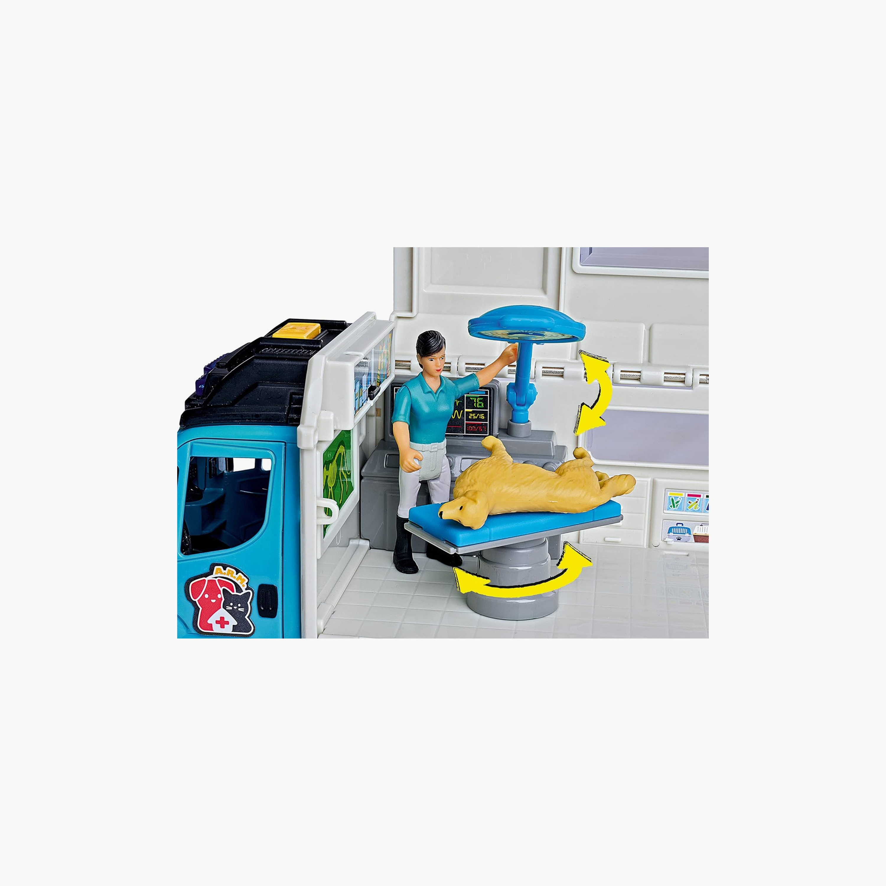 Dickie Toys Iveco Animal Rescue Playset with Light & Sound-toys-playvehicles-vehicleplaysets-image-2