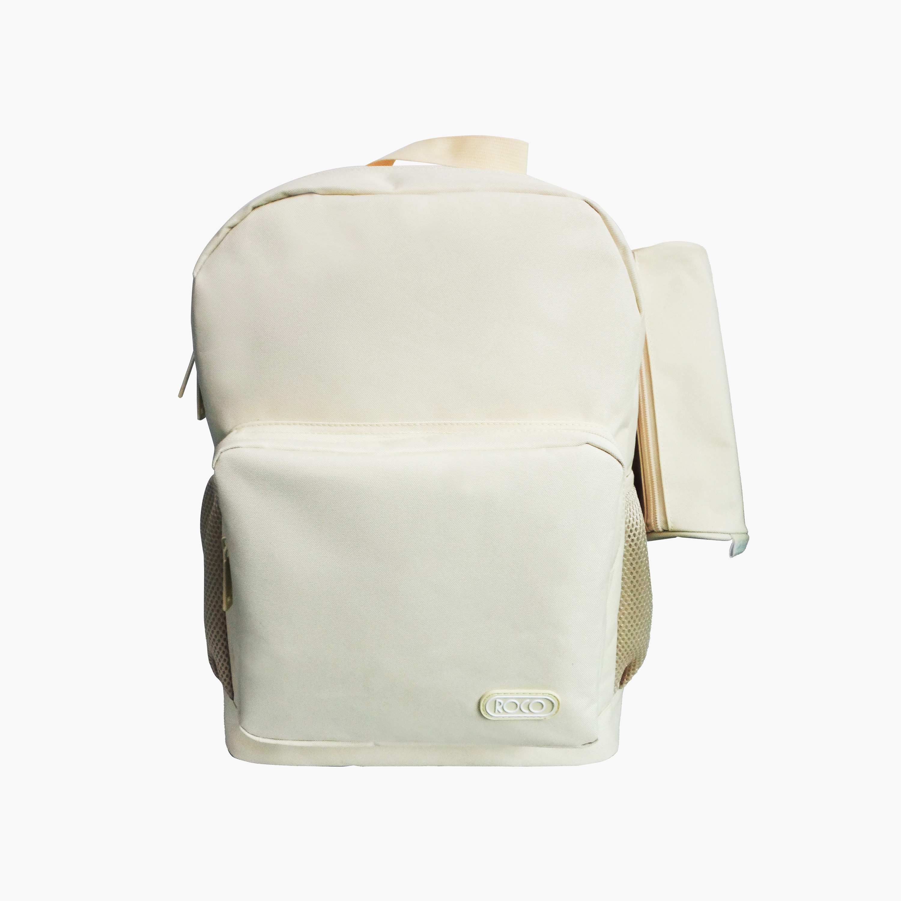 Roco Solid 16-inch Backpack with Adjustable Shoulder Straps and Pencil Pouch - 43x31x14 cms-school-bagsandbackpacks-backpacks-image-1