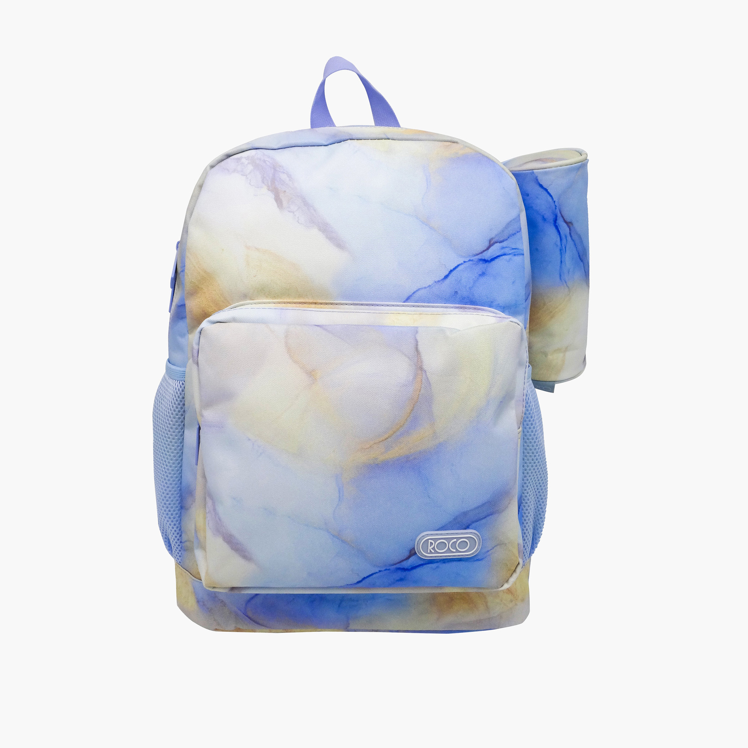 شنطة ظهر بطبعات 15.6 بوصة وحمالات كتف قابلة للتعديل وسحاب إغلاق من روكو - 43×31×14 سم-school-bagsandbackpacks-backpacks-image-1