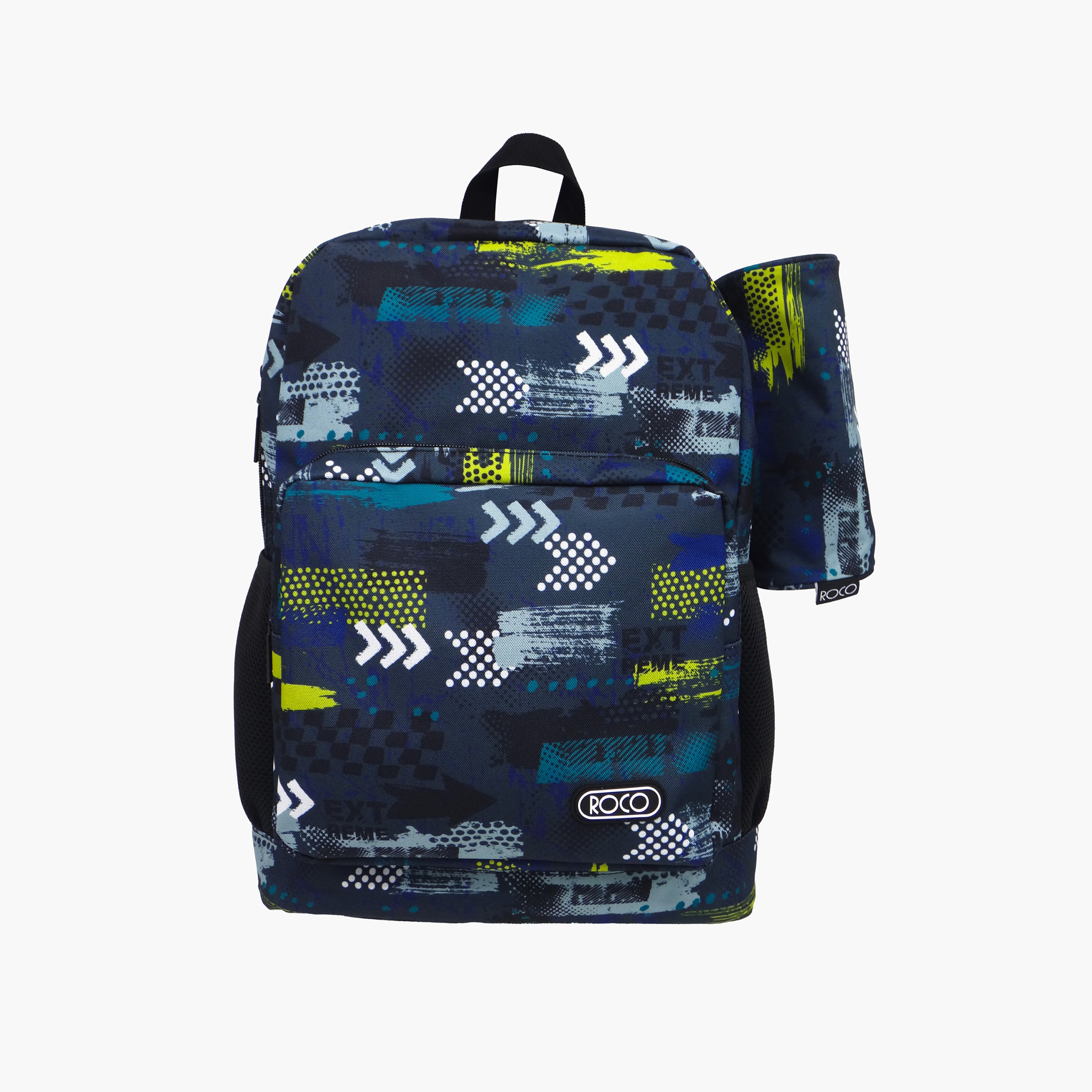 Roco Printed 16-inch Backpack with Adjustable Shoulder Straps with Pencil Pouch - 43x31x14 cms-school-bagsandbackpacks-backpacks-image-1