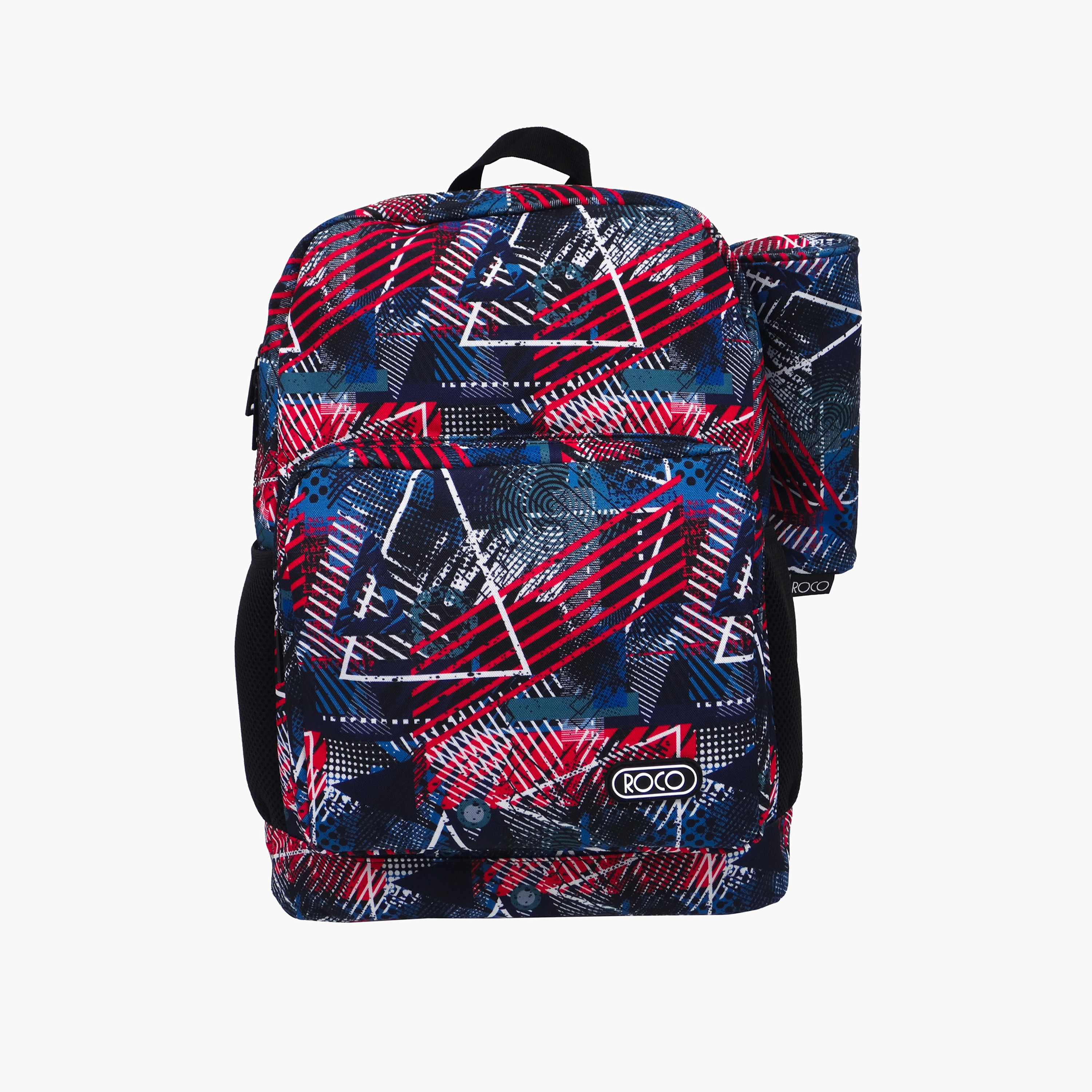 شنطة ظهر 16 بوصة بطبعات وحمالات كتف قابلة للتعديل مع مقلمة من روكو - 43x31x14 سم-school-bagsandbackpacks-backpacks-image-1