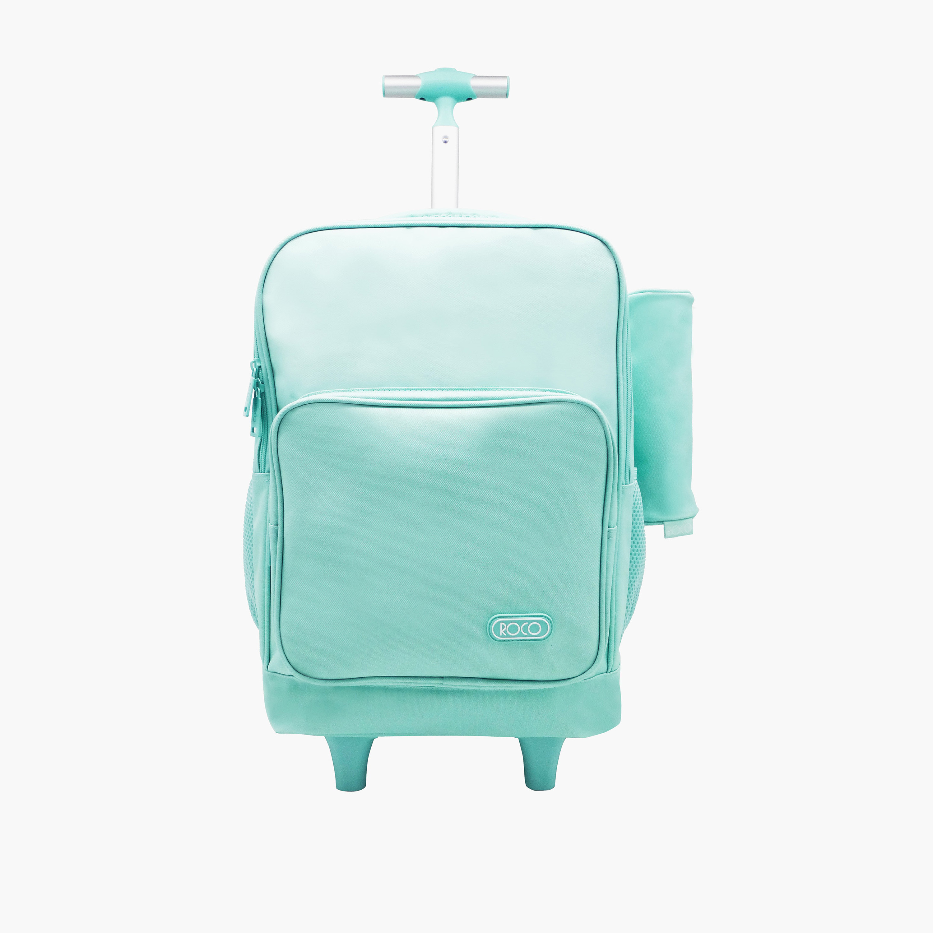 شنطة ظهر ترولي سادة 15.6 بوصة مع مقبض قابل للسحب ومقلمة من روكو- 46×33×20 سم-school-bagsandbackpacks-trolleybags-image-1