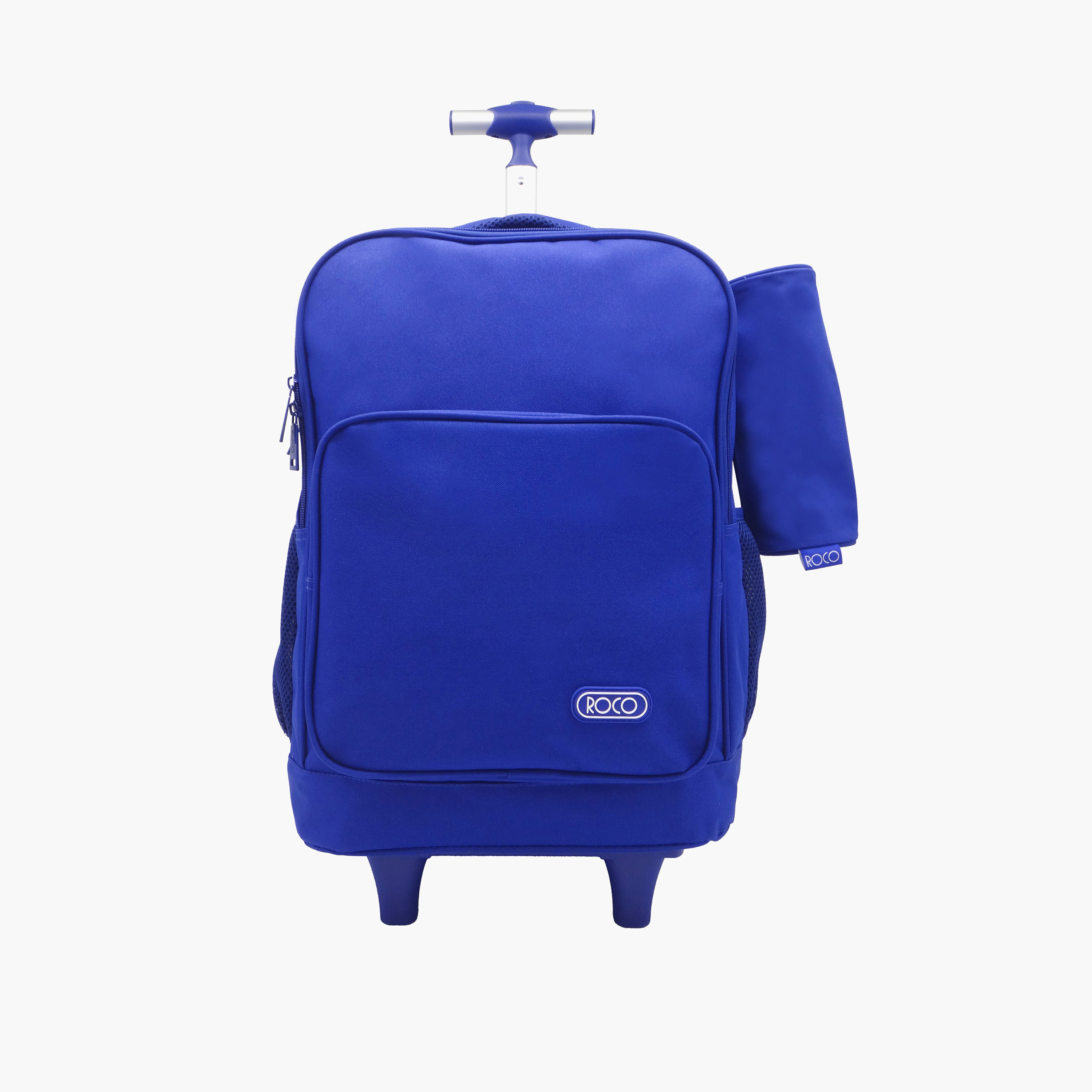 شنطة ظهر ترولي 15.6 بوصة سادة بمقبض قابل للسحب ومقلمة من روكو - 46x33x20 سم-school-bagsandbackpacks-trolleybags-image-1