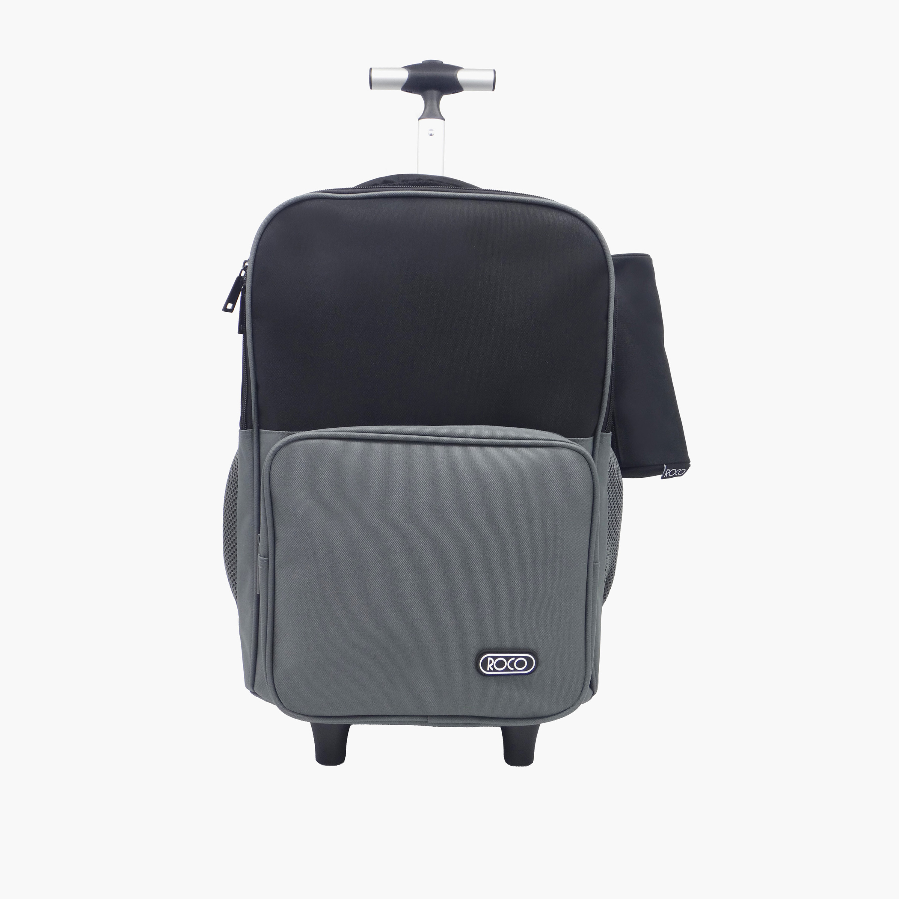 Roco Solid 15.6-inch Trolley Backpack with Retractable Handle and Pencil Pouch - 46x33x20 cms-school-bagsandbackpacks-trolleybags-image-1