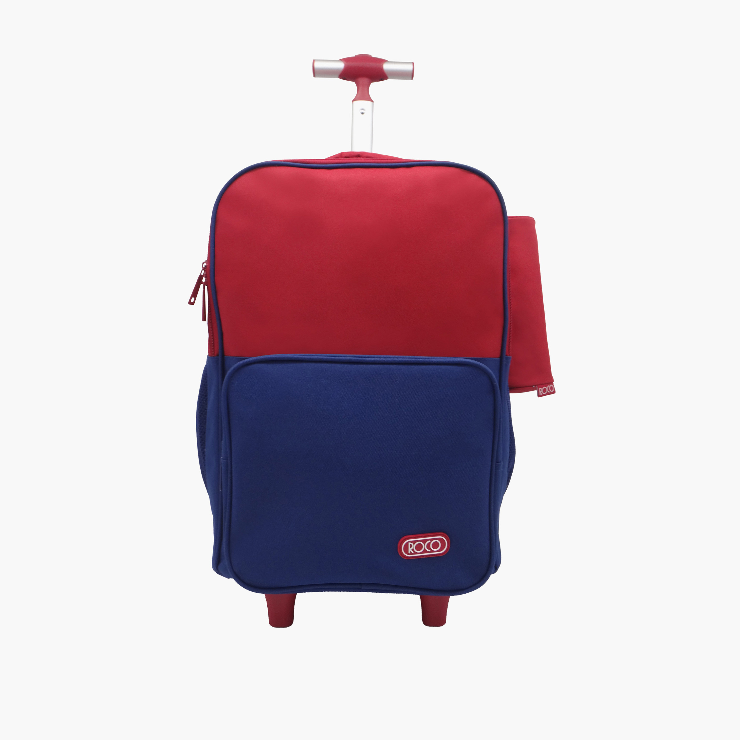 Roco Solid 15.6-inch Trolley Backpack with Retractable Handle and Pencil Pouch - 46x33x20 cms-school-bagsandbackpacks-trolleybags-image-1