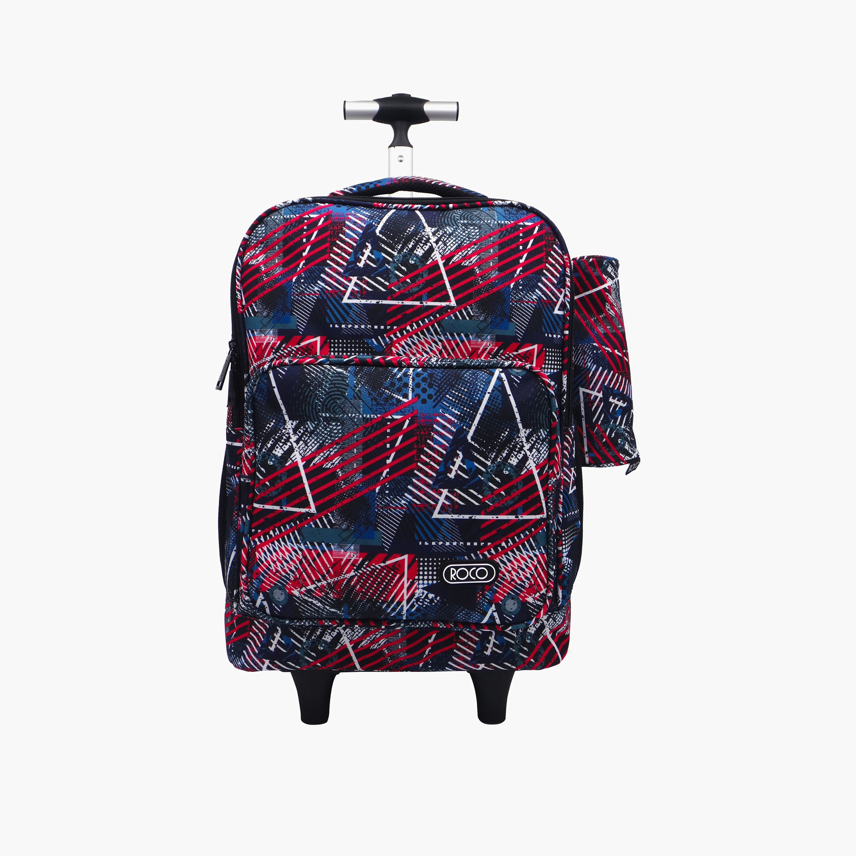 Roco Printed 15.6-inch Trolley Backpack with Retractable Handle and Pencil Pouch - 46x33x20 cms-school-bagsandbackpacks-trolleybags-image-1