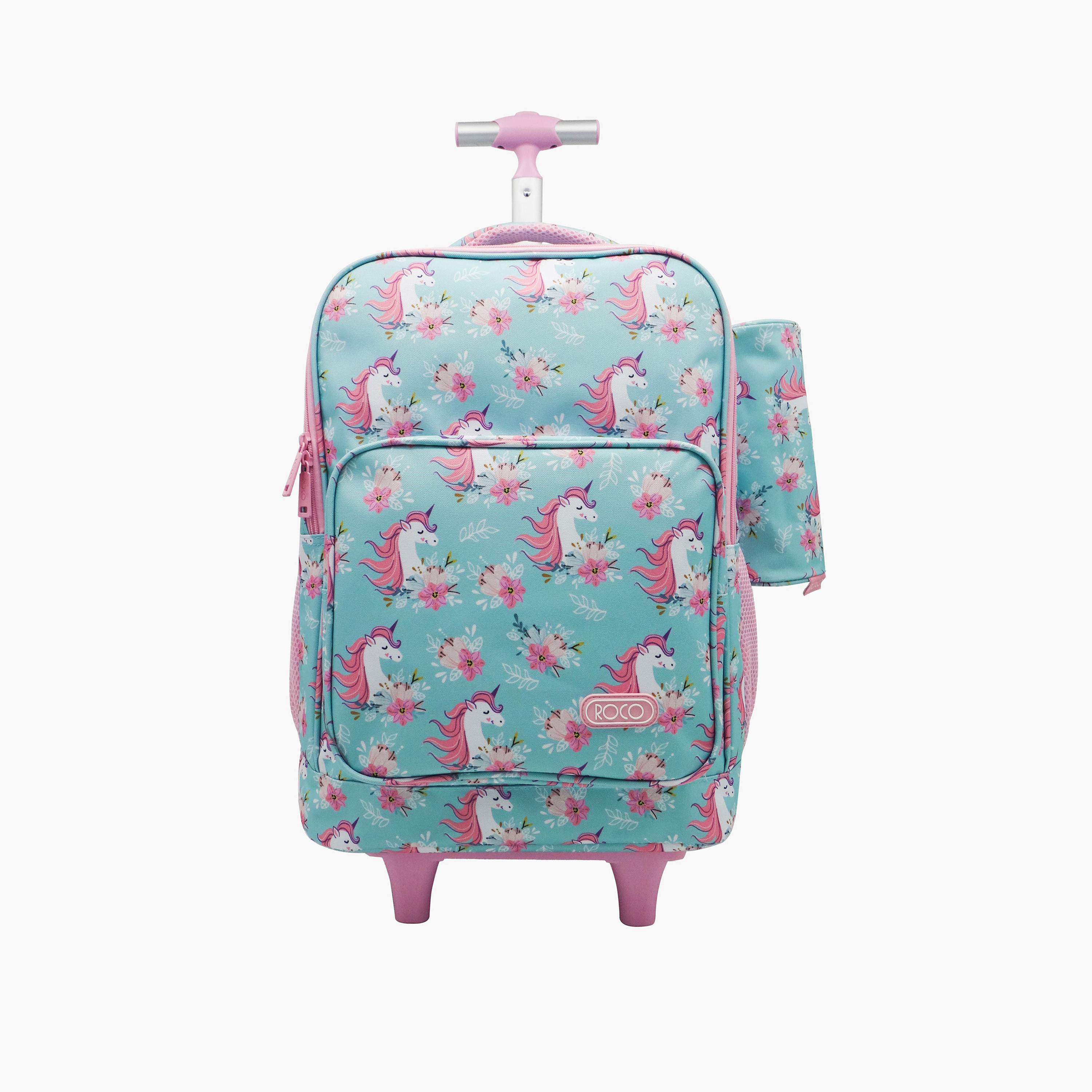 Roco Printed 15.6-inch Trolley Backpack with Retractable Handle and Pencil Pouch - 46x33x20 cms-school-bagsandbackpacks-trolleybags-image-1