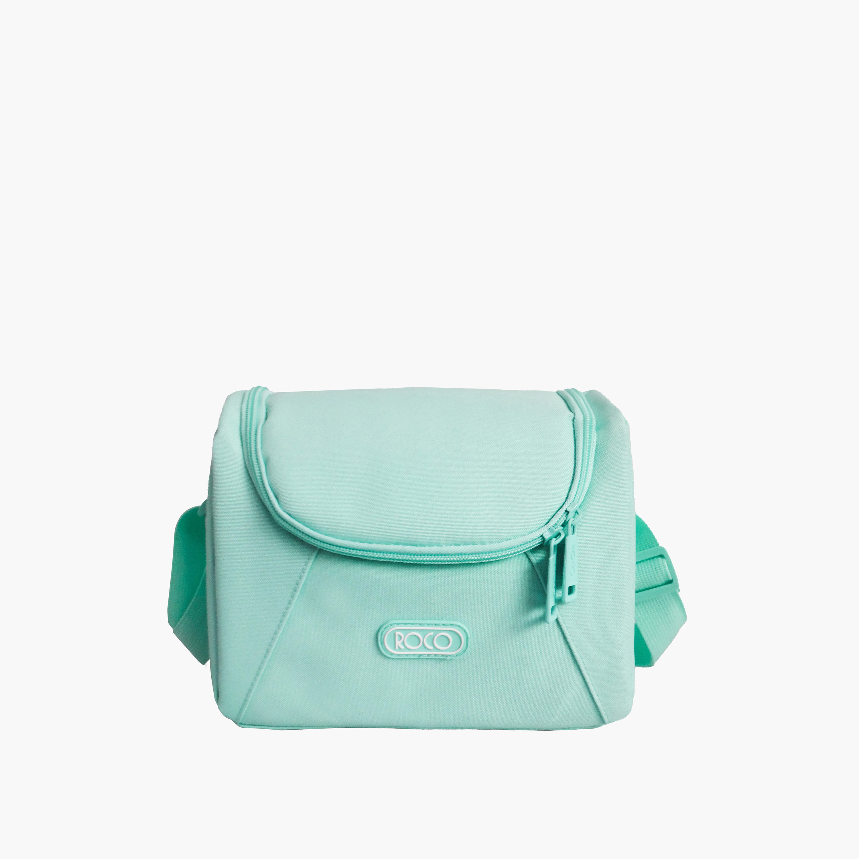 شنطة غداء سادة بحزام قابل للتعديل وسحاب إغلاق من روكو-school-lunchessentials-lunchbags-image-1