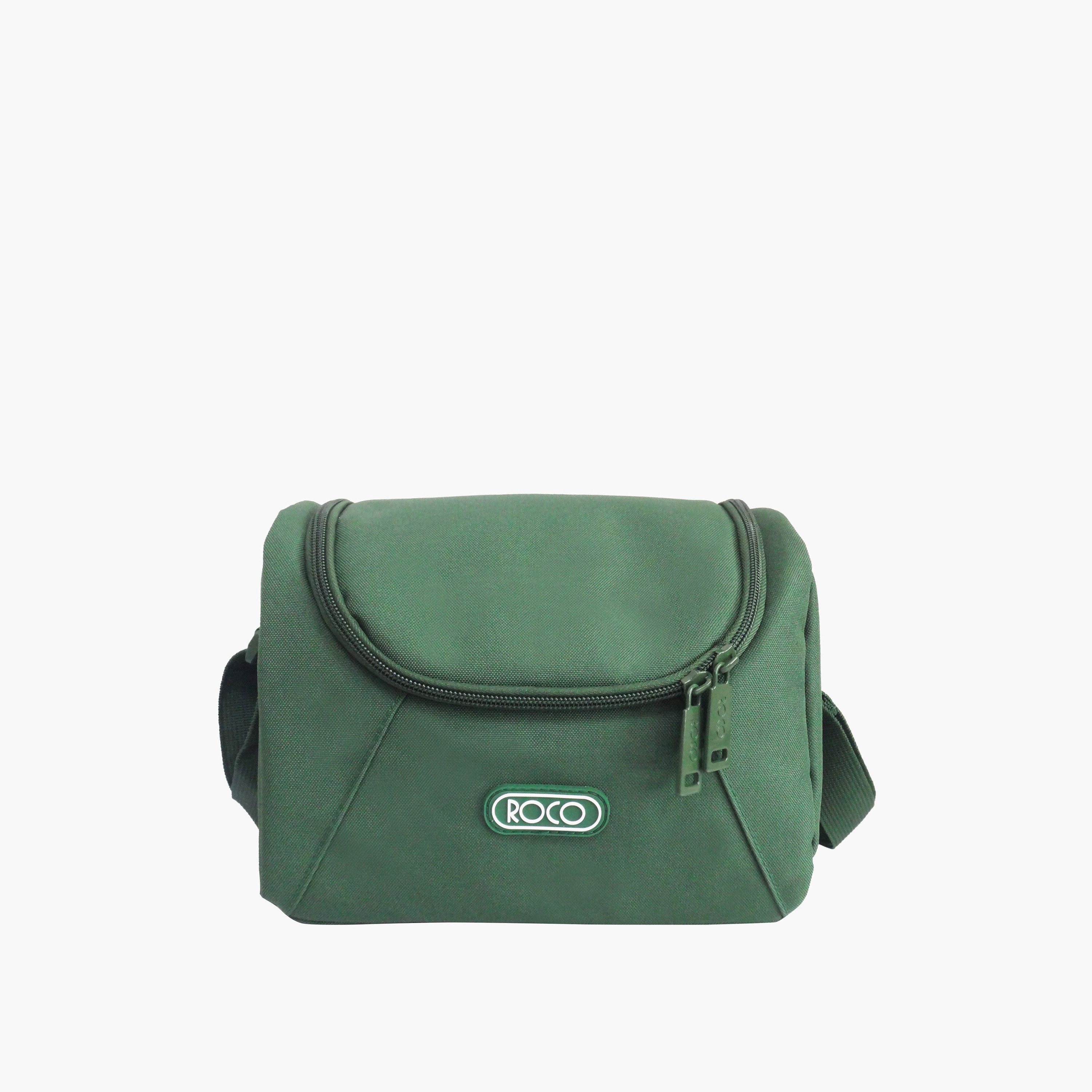 Roco Solid Lunch Bag with Adjustable Strap and Zip Closure-school-lunchessentials-lunchbags-image-1