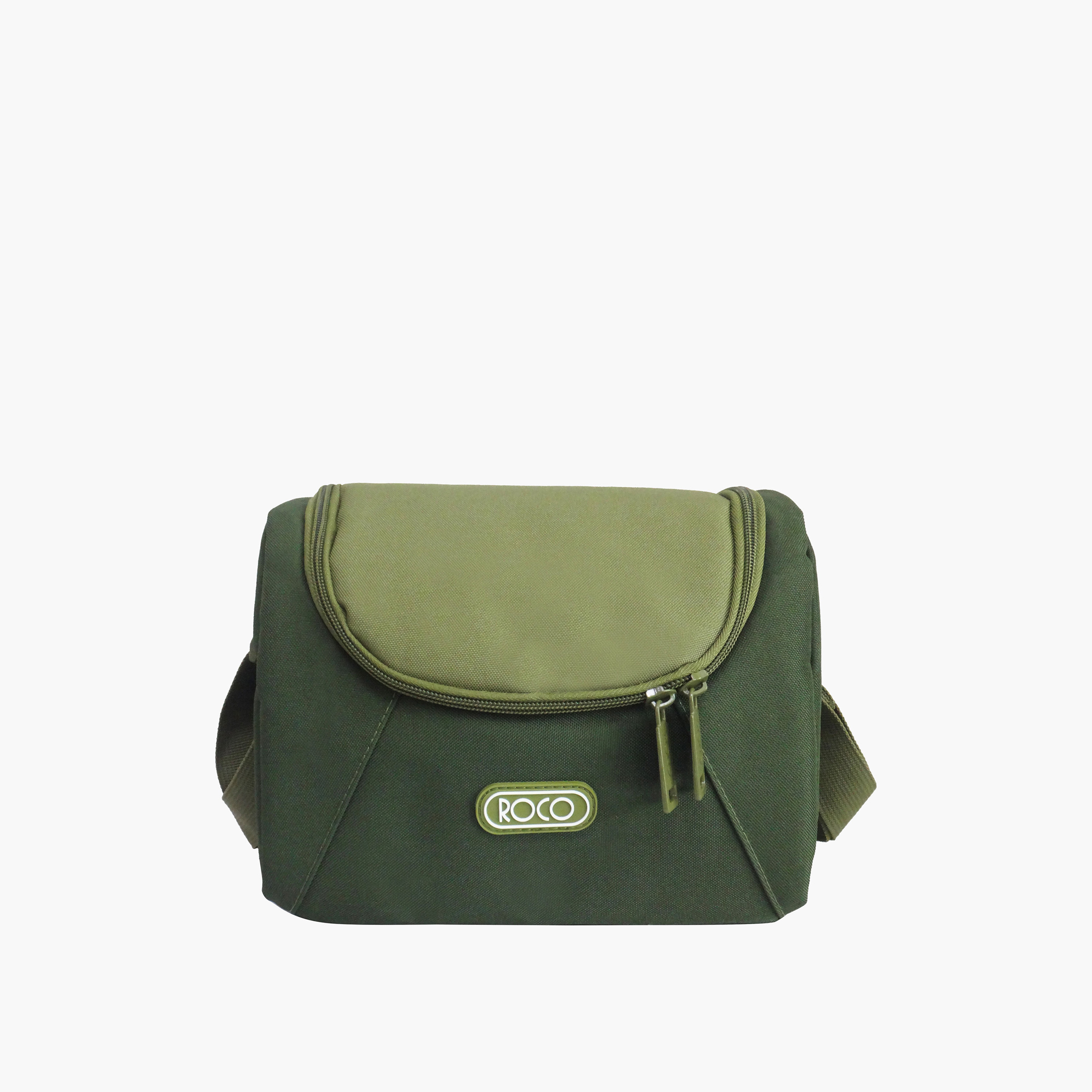 Roco Solid Lunch Bag with Adjustable Strap and Zip Closure-school-lunchessentials-lunchbags-image-1