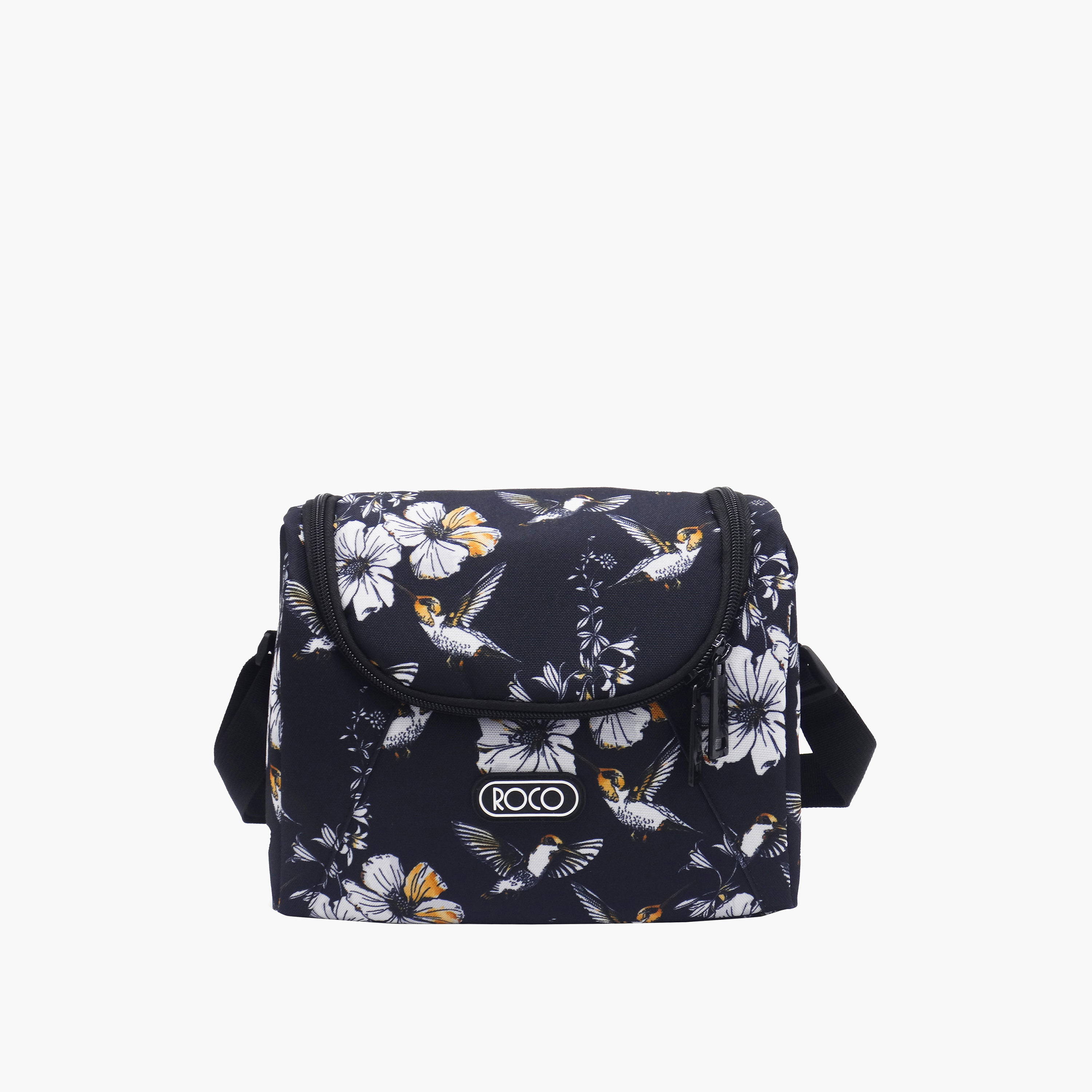 شنطة غداء بحزام قابل للتعديل وسحاب إغلاق وطبعات من روكو-school-lunchessentials-lunchbags-image-1