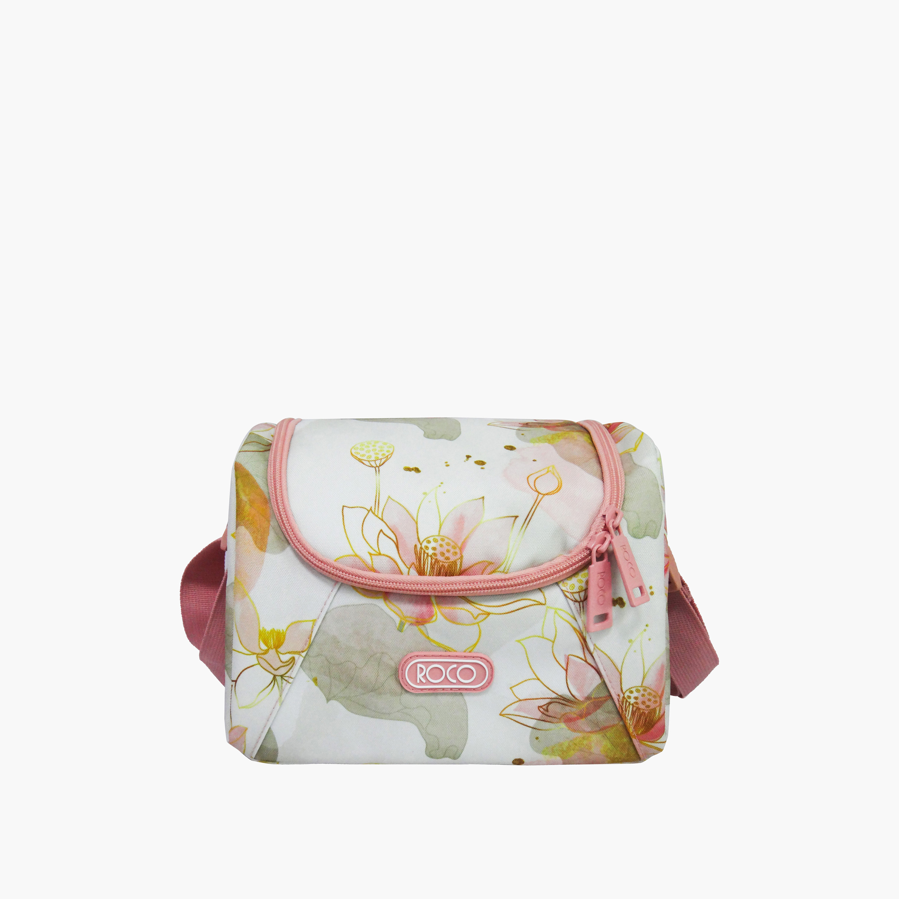 شنطة غداء بحزام قابل للتعديل وسحاب إغلاق وطبعات من روكو-school-lunchessentials-lunchbags-image-1