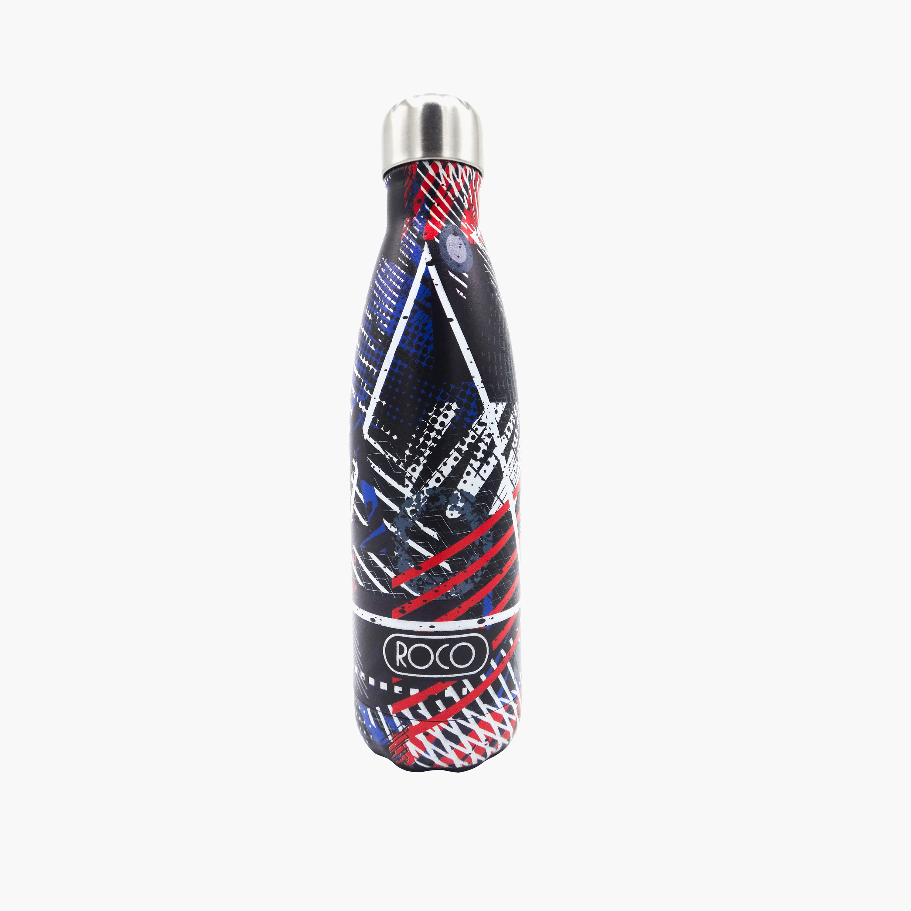 قارورة مياه ستانلس ستيل بطبعات من روكو-school-waterbottles-image-1
