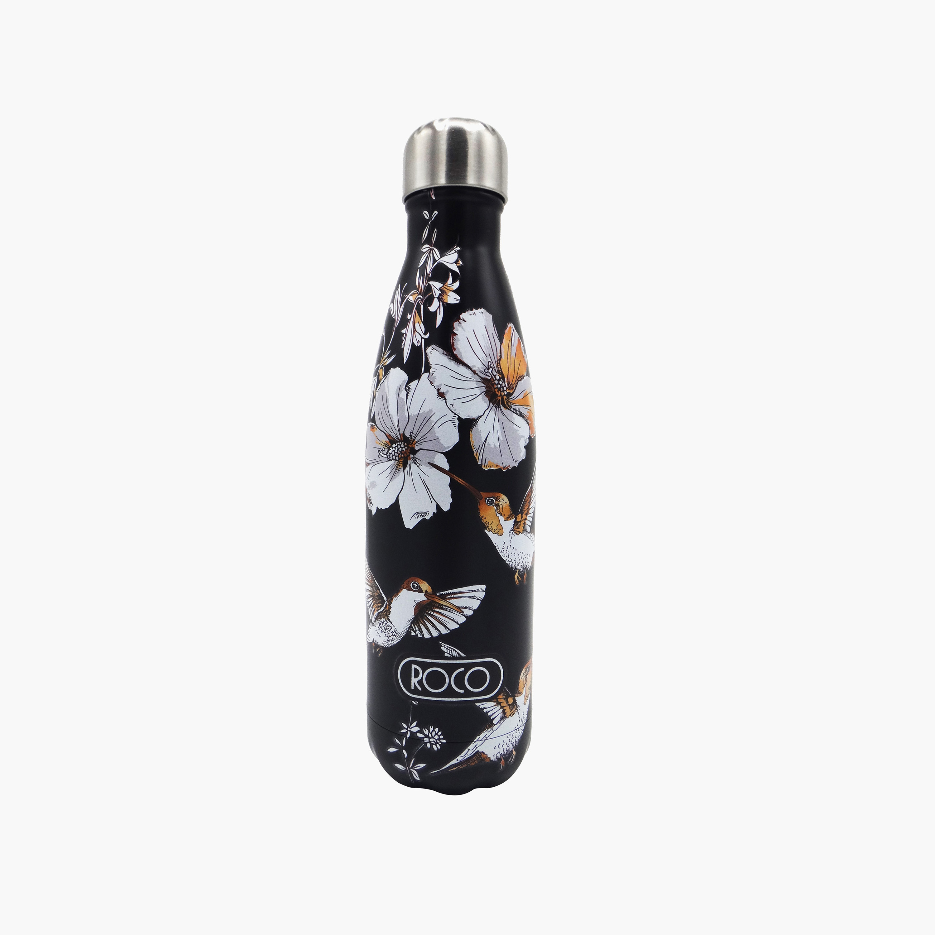 قارورة مياه ستانلس ستيل بطبعات زهرية من روكو-school-waterbottles-image-1