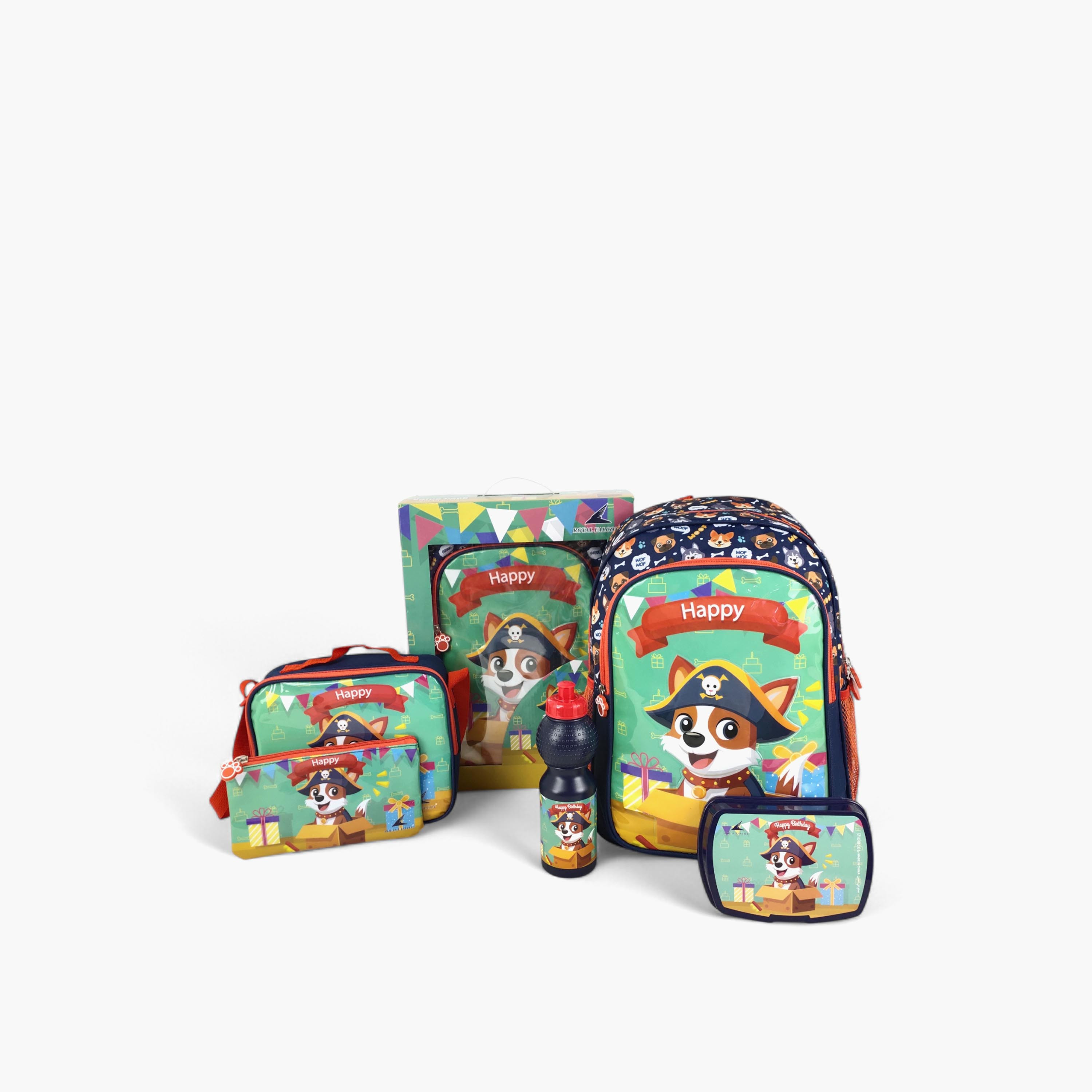 Royal Falcon 5-Piece Paw Patrol Print 16-inch Backpack Set - 41x30x17 cms-school-bagsandbackpacks-sets-image-1