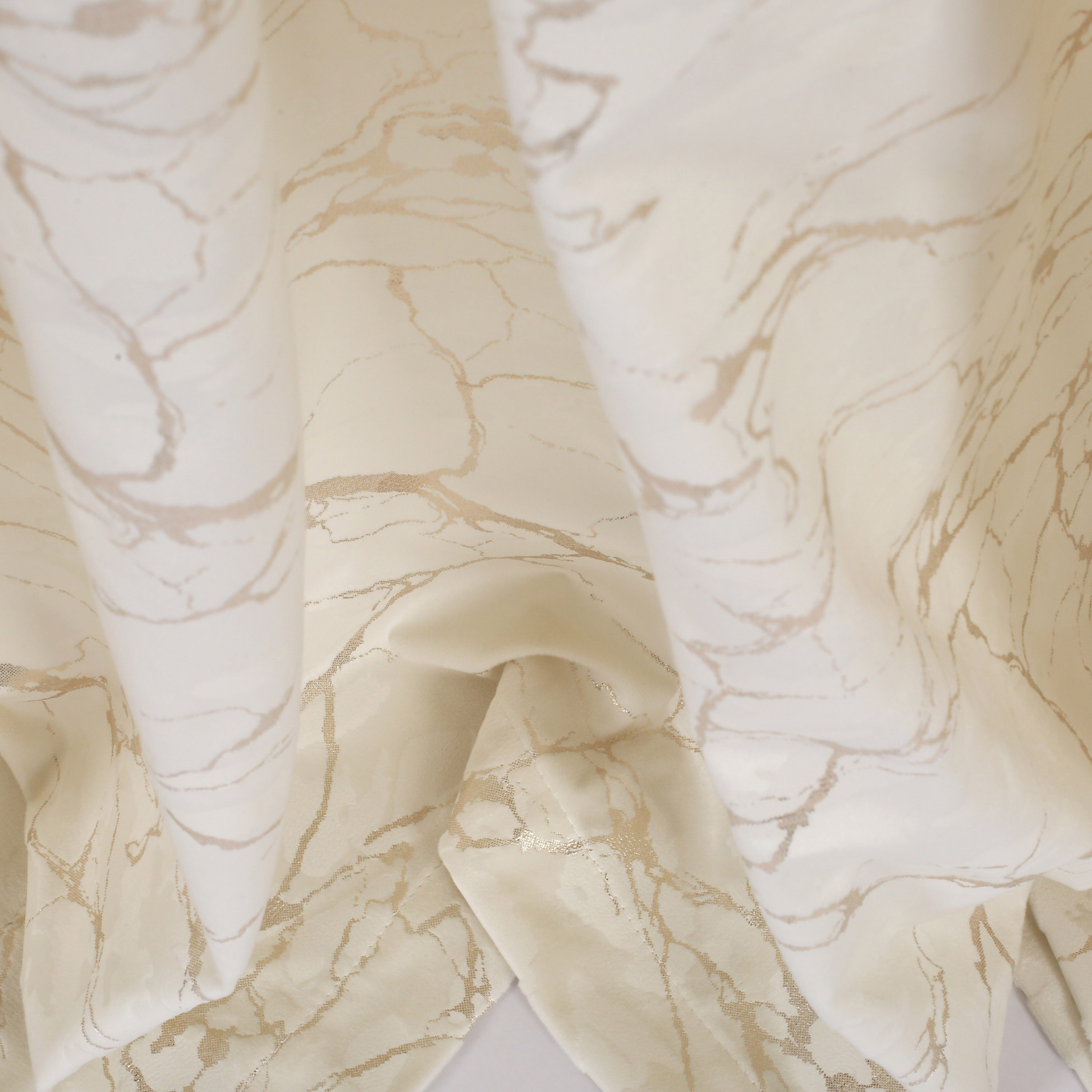 زوج ستائر مخملية بحلقات معدنية وورق ذهبي-household-windows-curtains-image-11