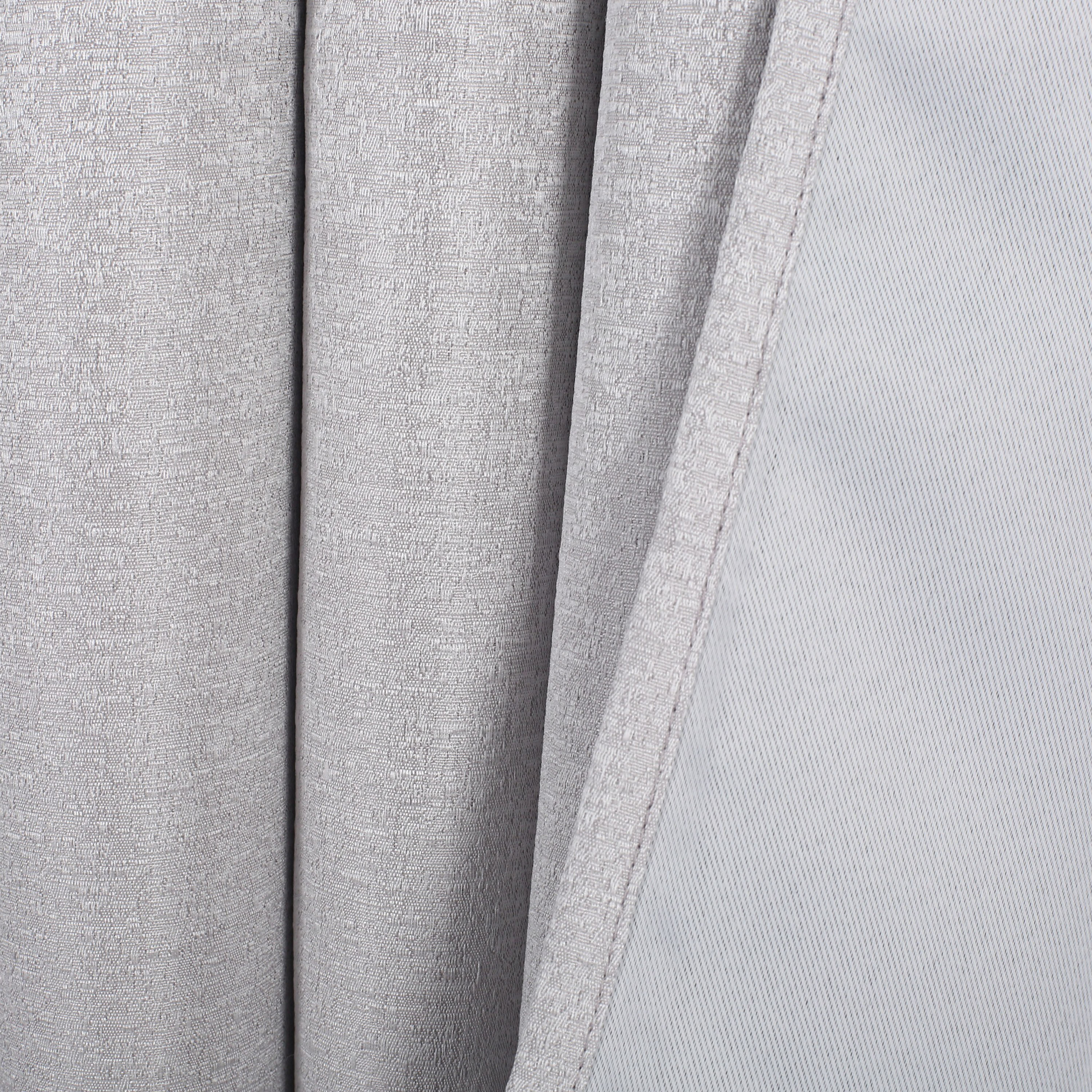 Textured Semi-Blackout Eyelet Curtain-household-windows-curtains-image-2