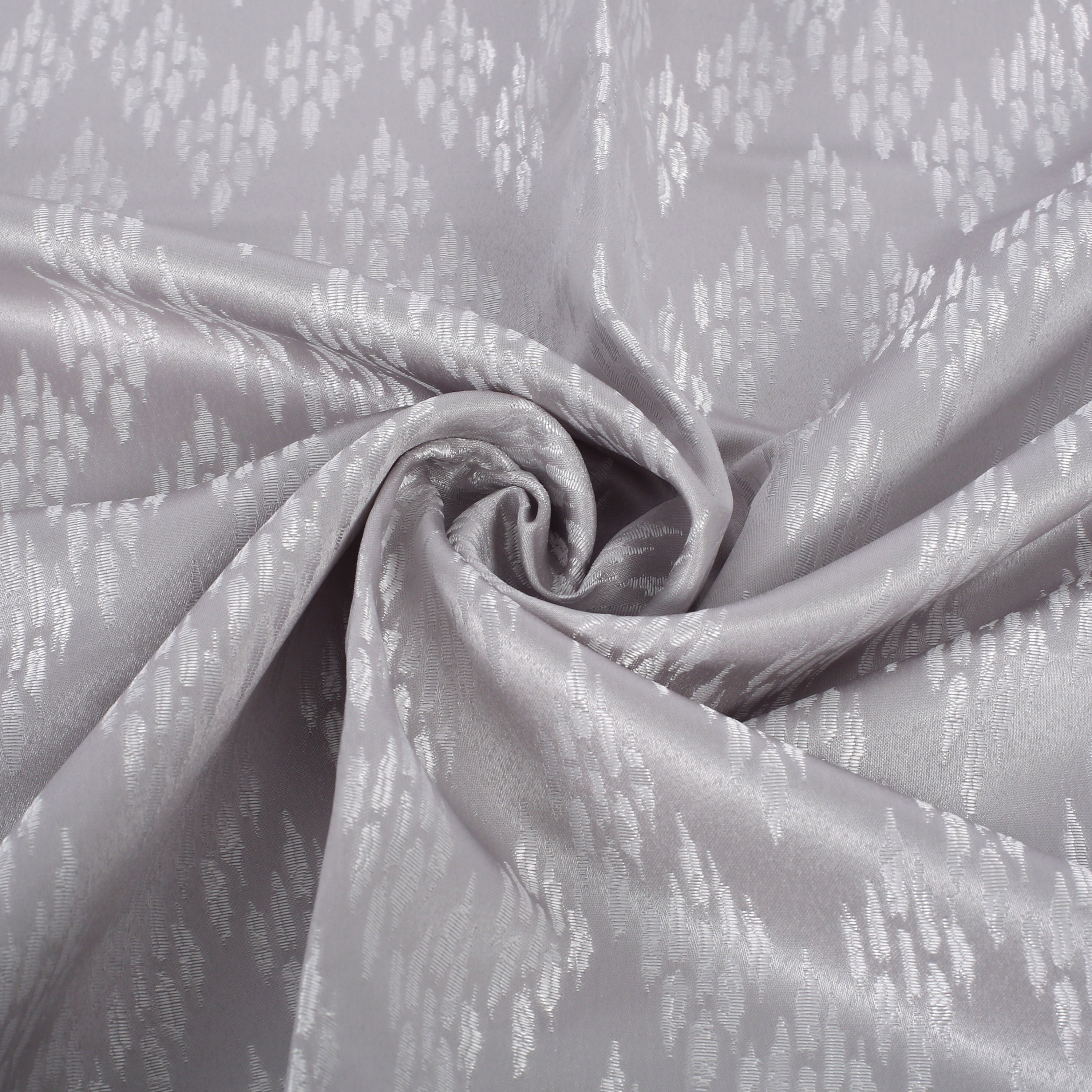 Jacquard Patterned Eyelet Curtain Set-household-windows-curtains-image-3