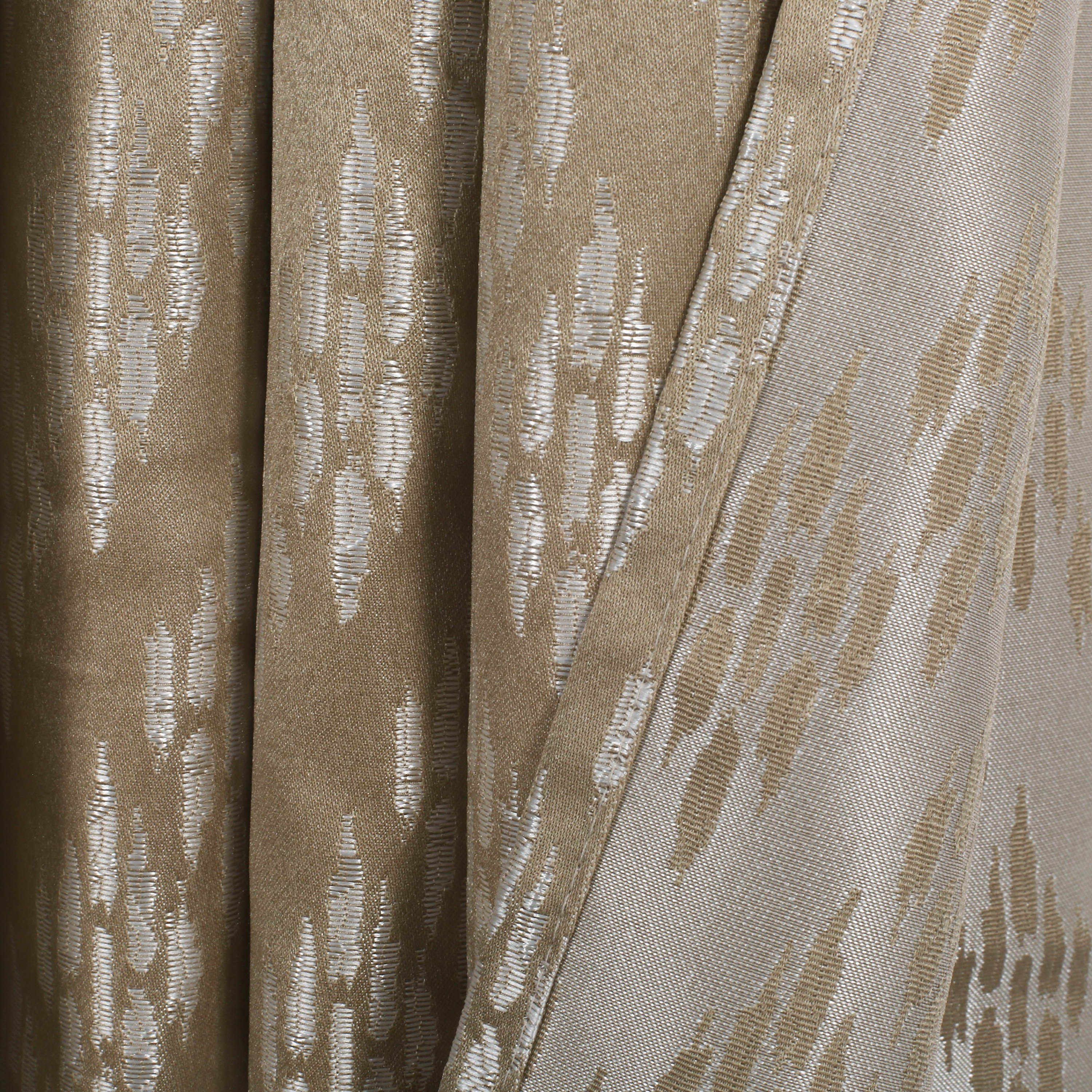 Jacquard Patterned Eyelet Curtain Set-household-windows-curtains-image-2
