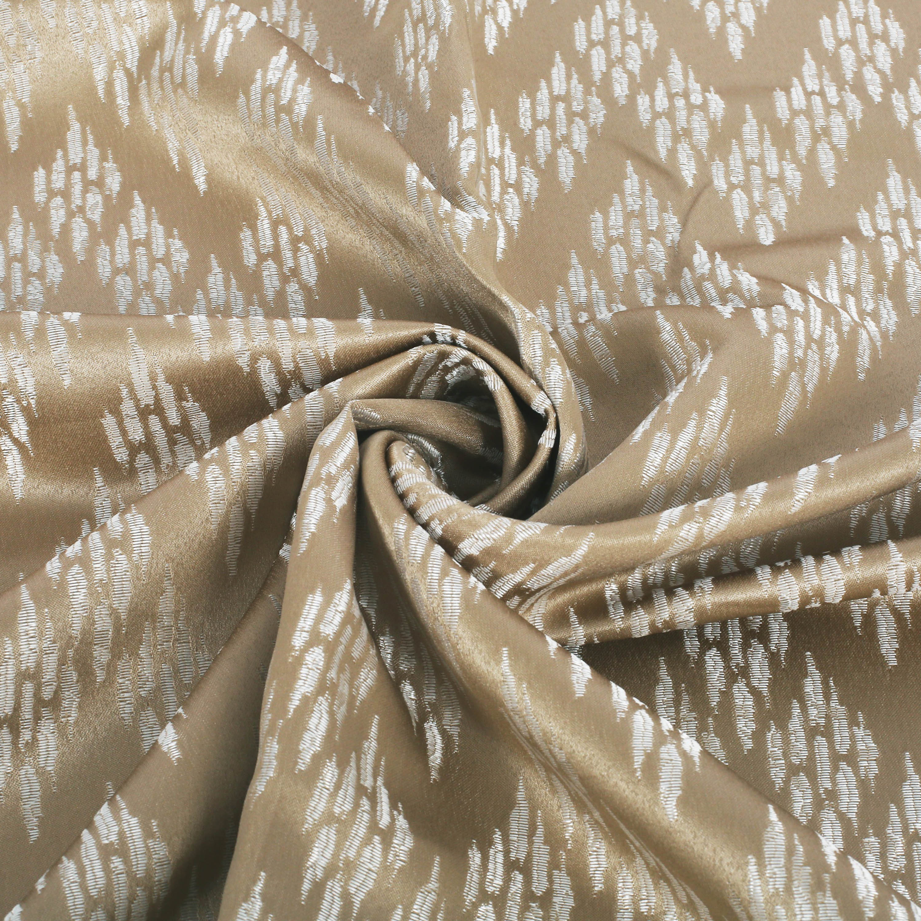 Jacquard Patterned Eyelet Curtain Set-household-windows-curtains-image-3
